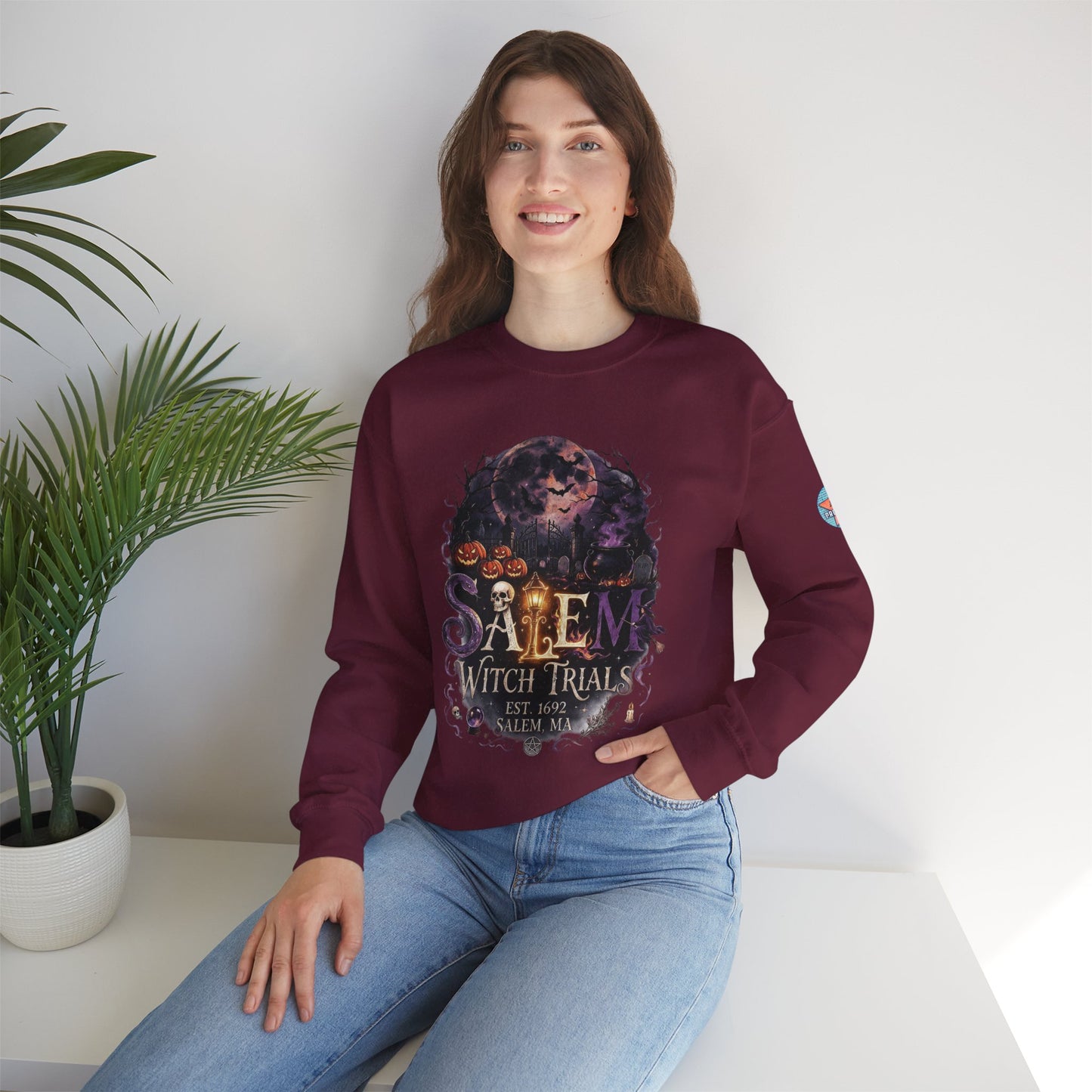 SALEM WITCH TRIALS Unisex Heavy Blend™ Crewneck Sweatshirt