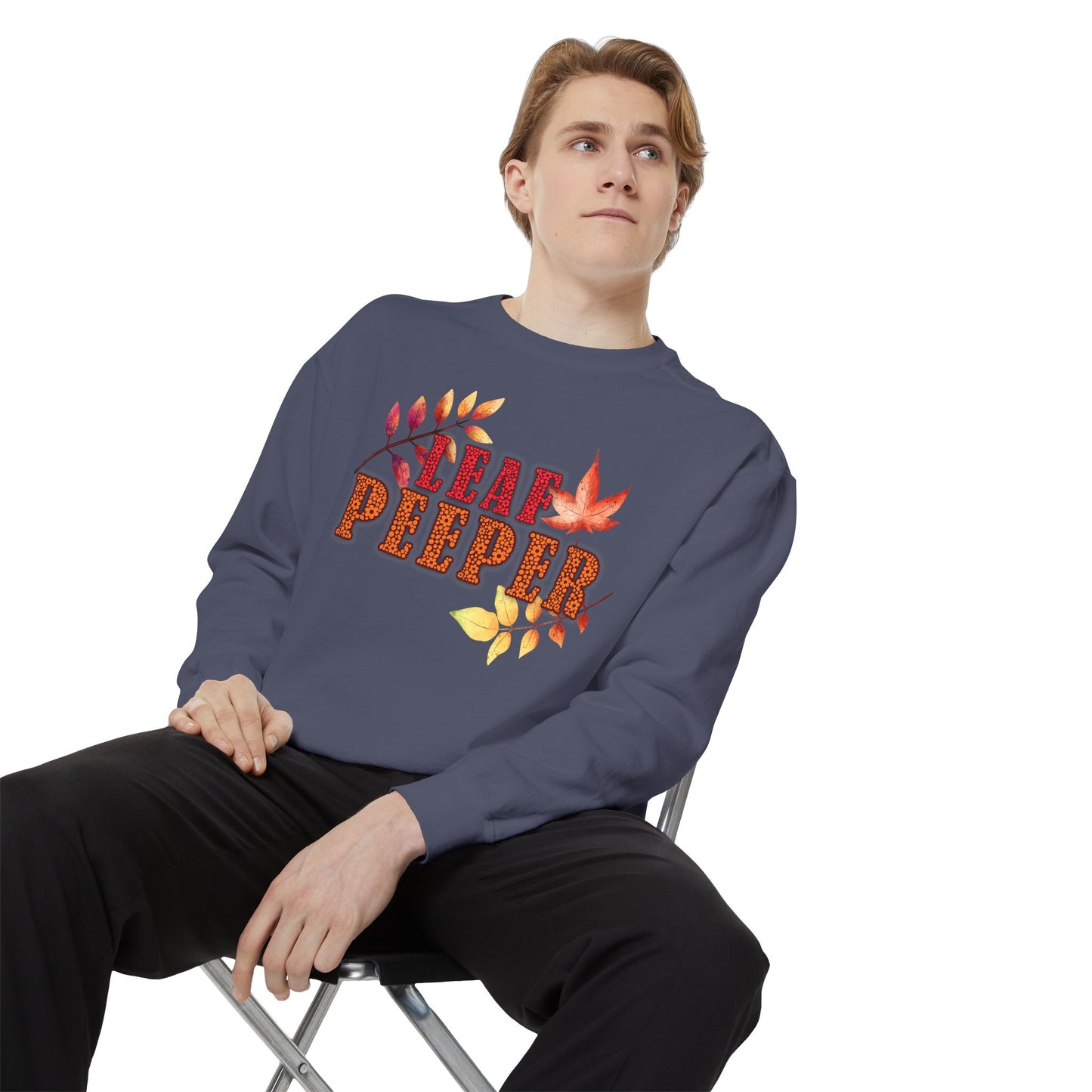Leaf Peeper Crew Neck (Mult Colors)