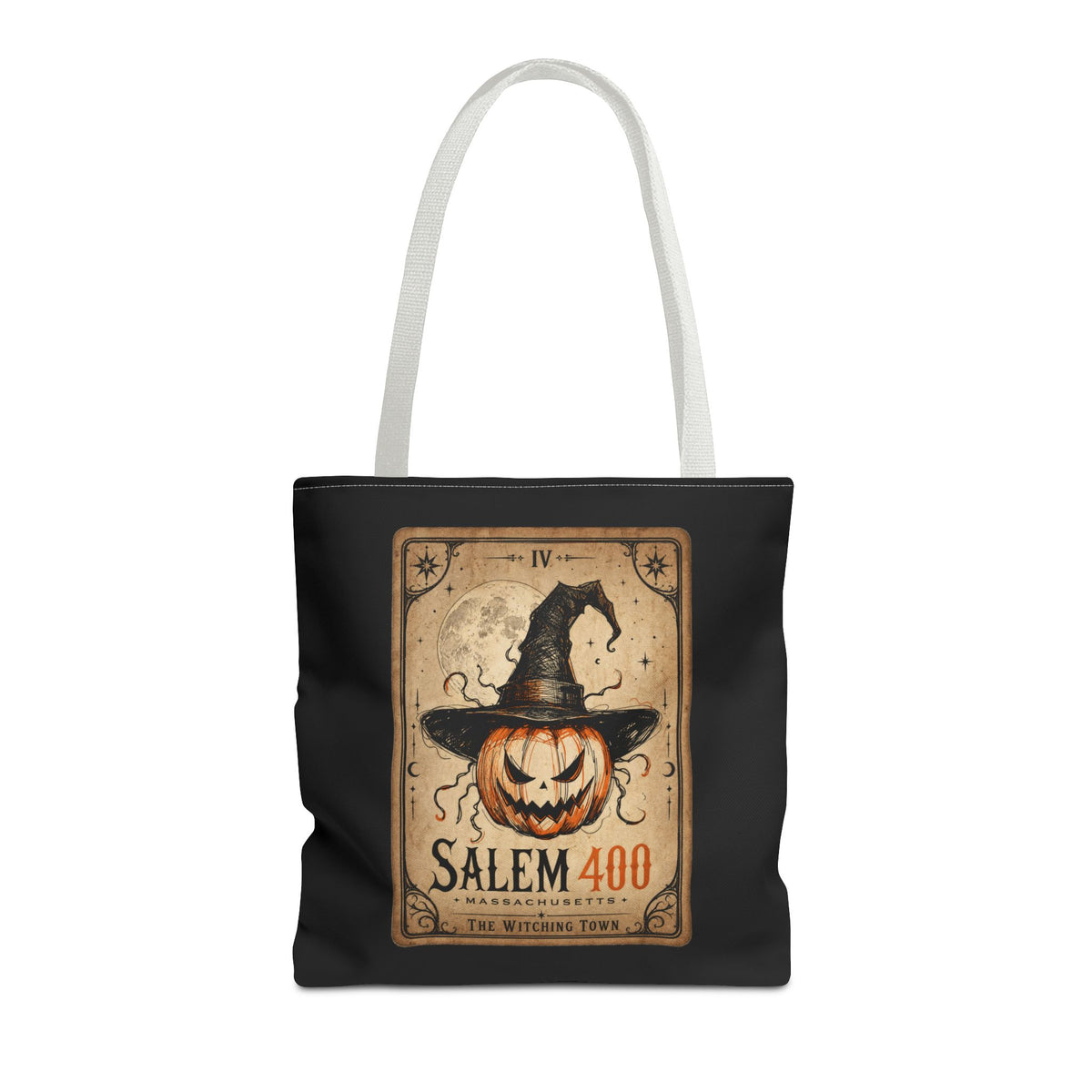 PUNKIN TAROT Tote Bag (AOP) – alternate view | SalemFootsteps