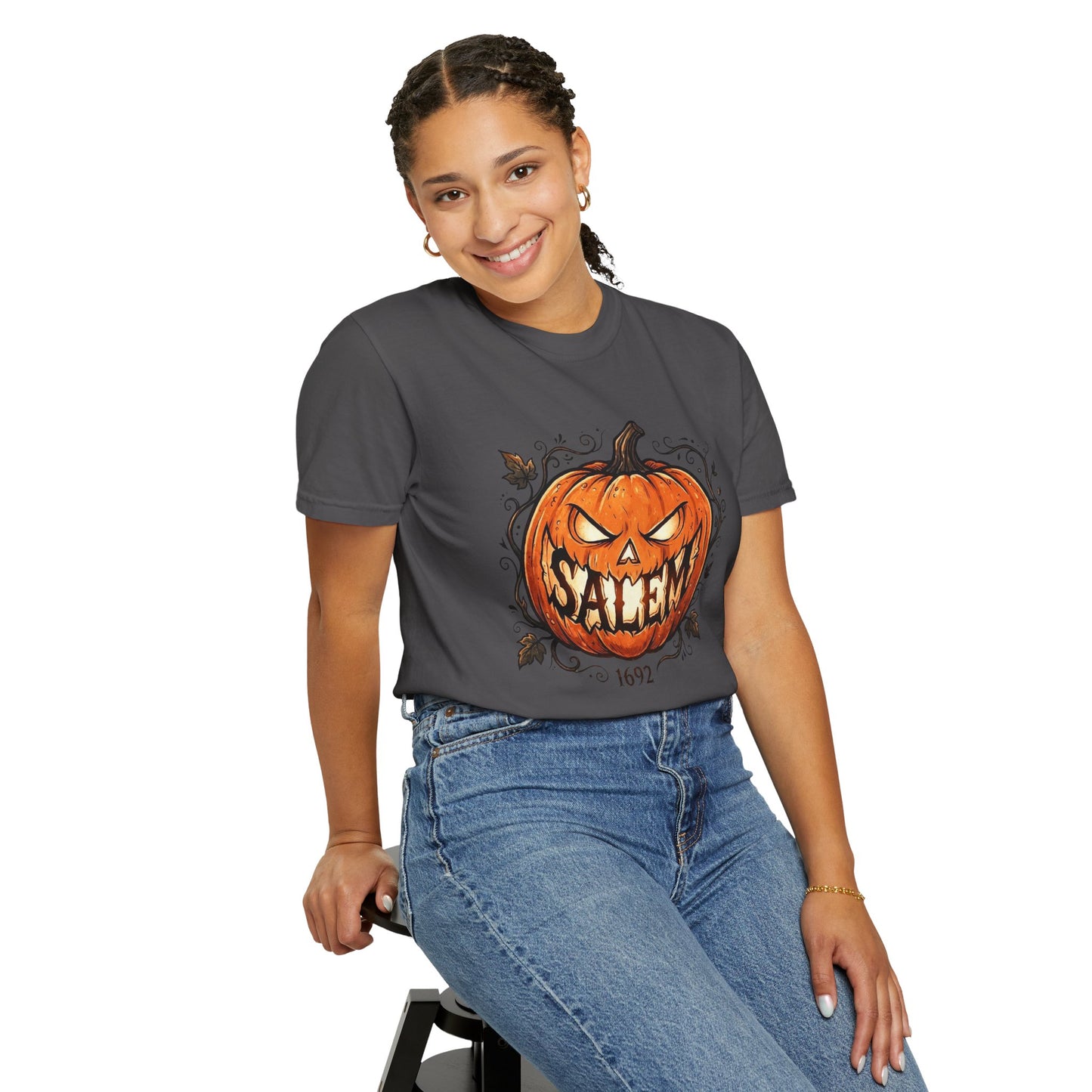 SALEM SMILE Unisex Garment-Dyed T-shirt