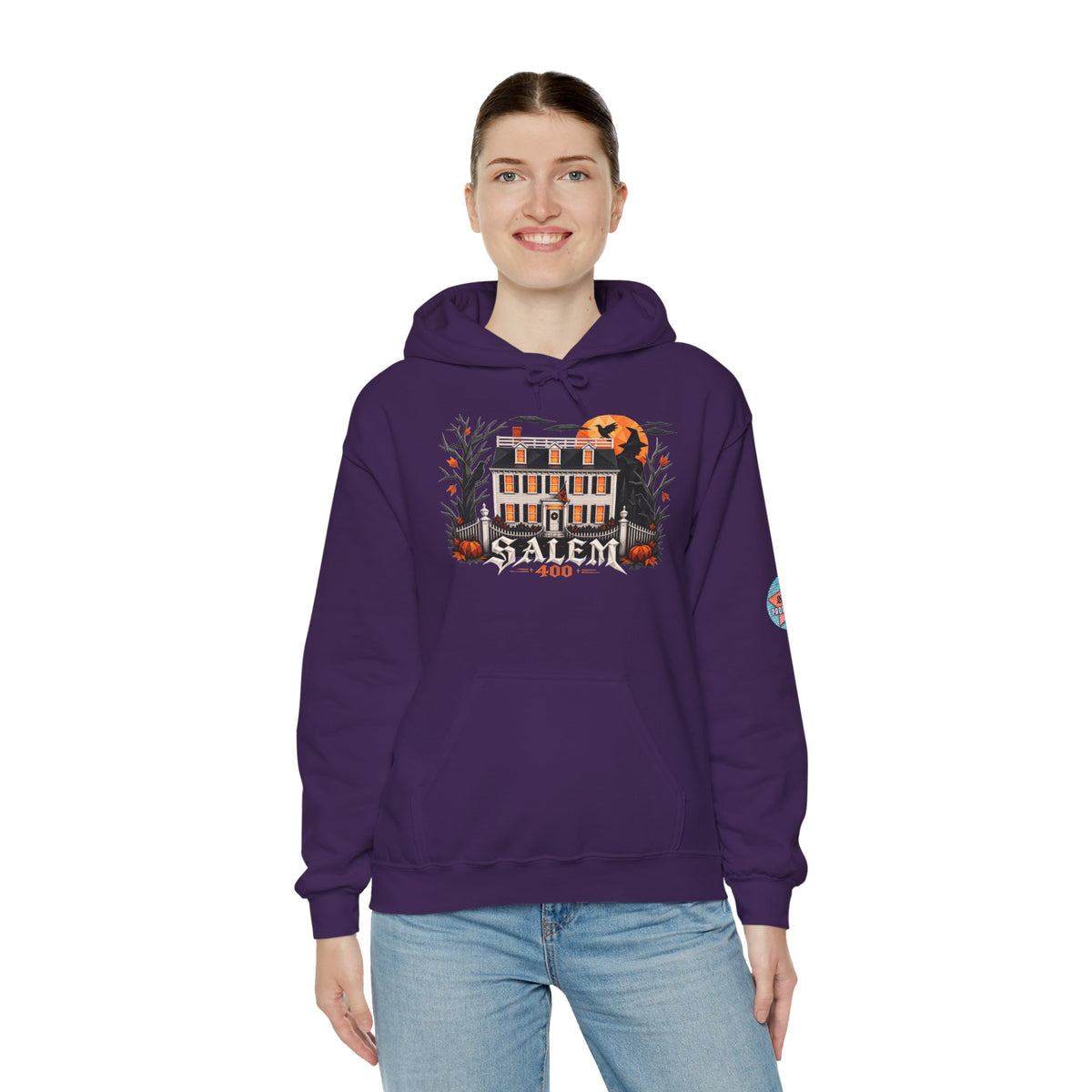 Salem 400 Ropes Mansion - Unisex Heavy Blend™ Hooded Sweatshirt
