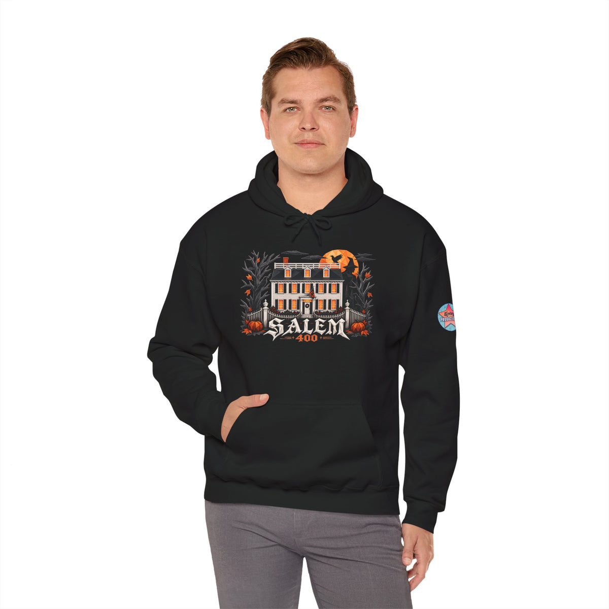 Salem 400 Ropes Mansion - Unisex Heavy Blend™ Hooded Sweatshirt