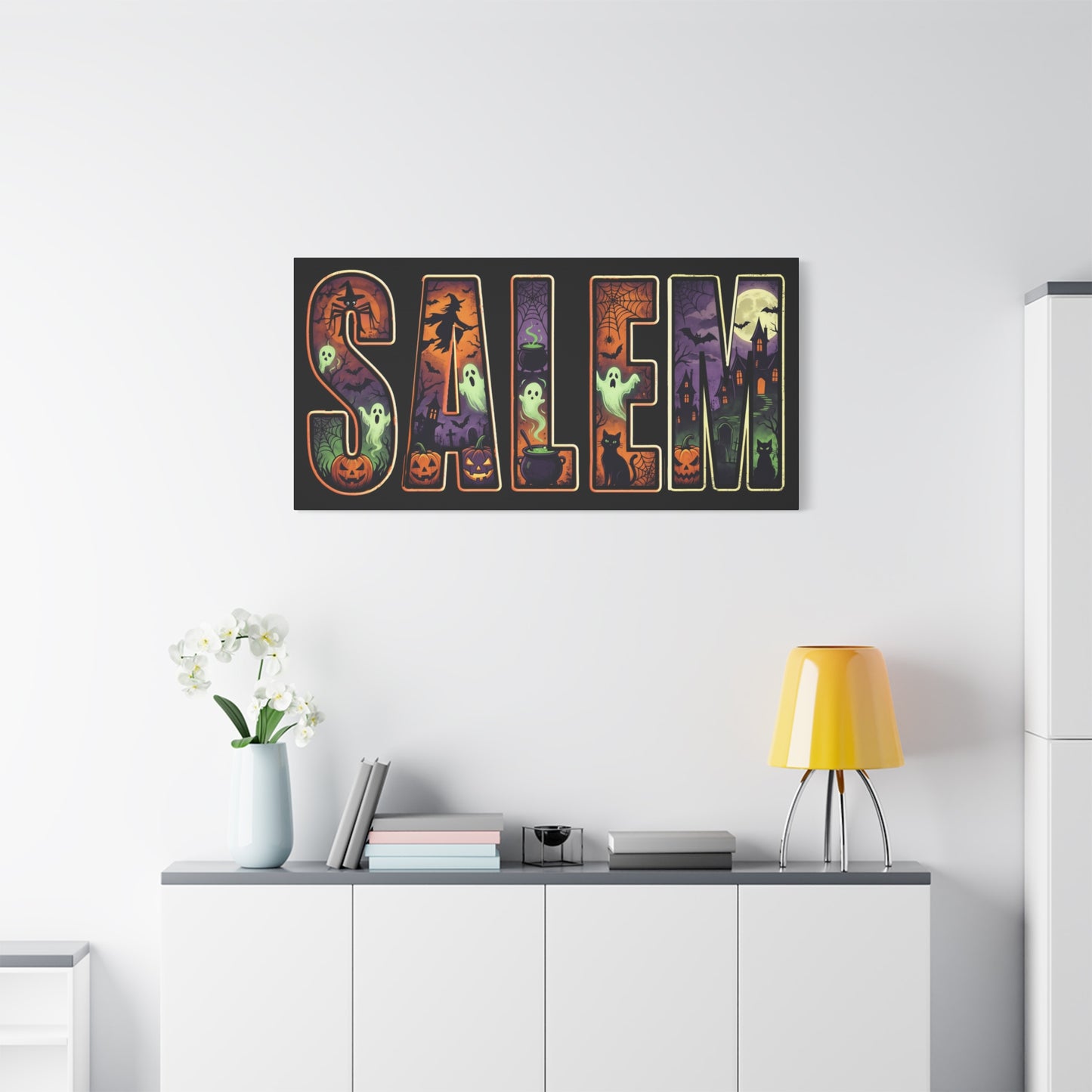 SALEM SPOOKY Matte Canvas, Stretched, 1.25"