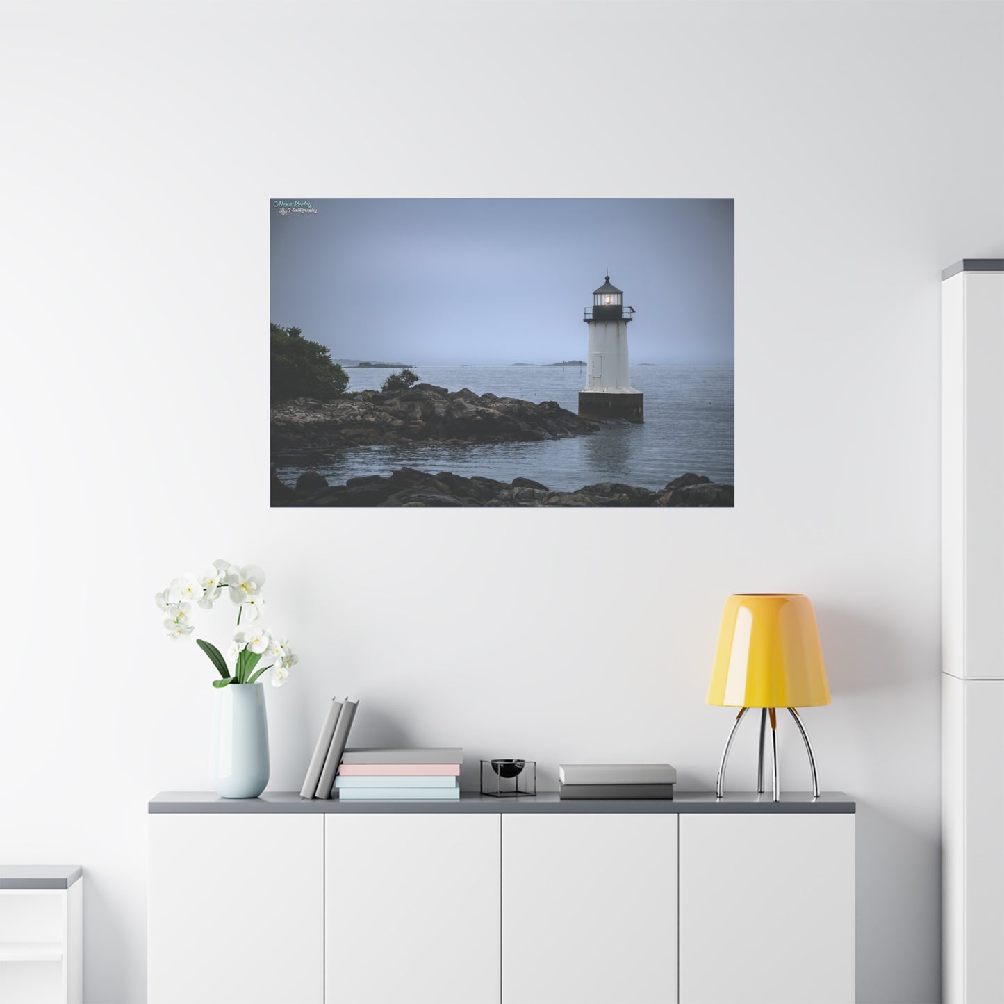 Winter Island Light - Matte Canvas, Stretched, 1.25"