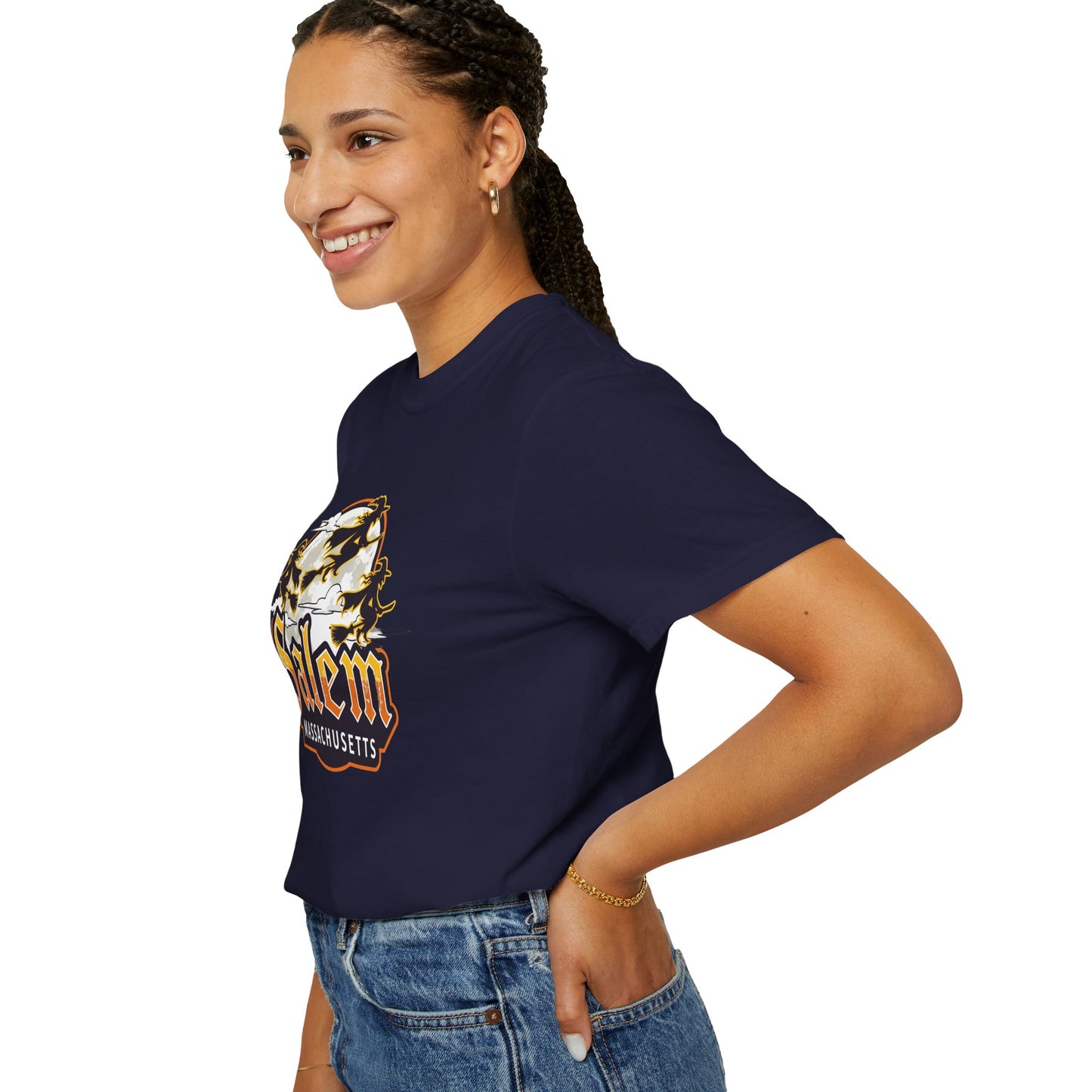 SALEM LOGO Unisex Garment-Dyed T-shirt
