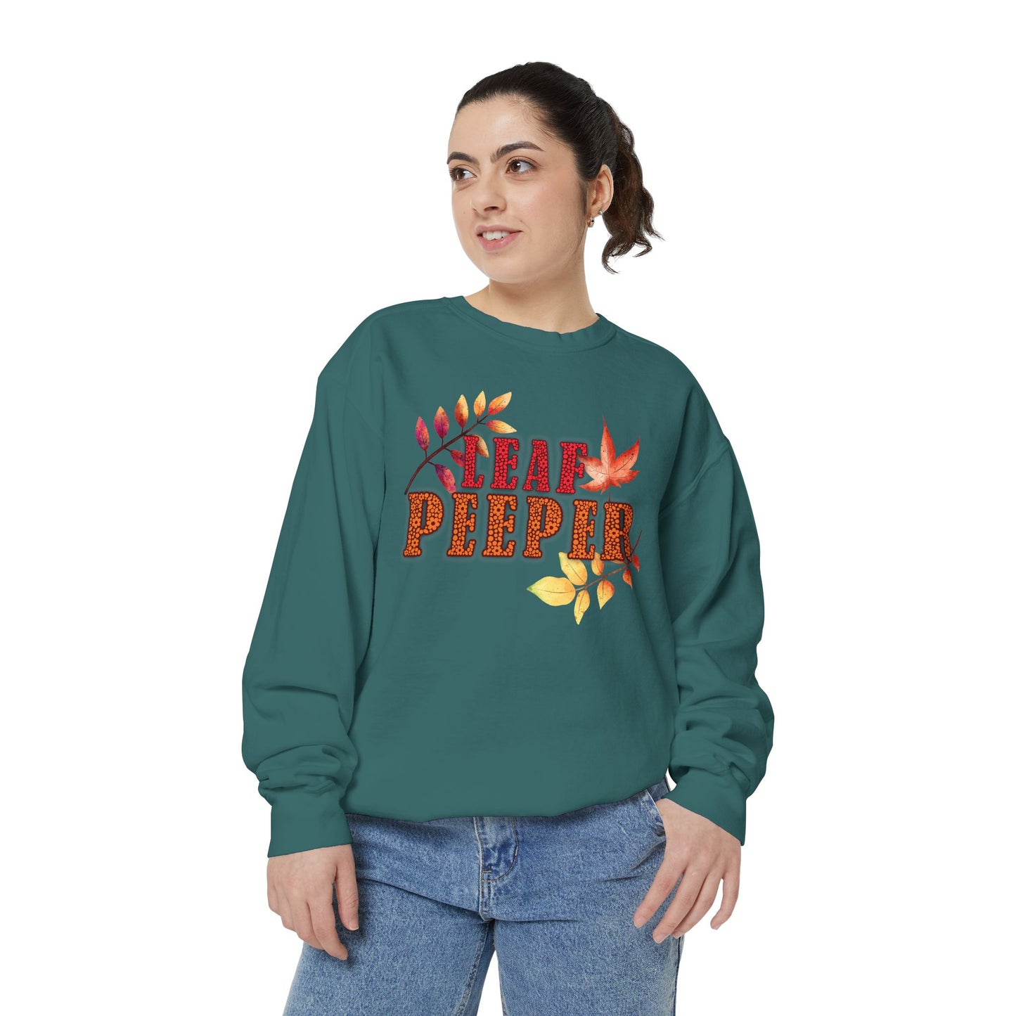Leaf Peeper Crew Neck (Mult Colors)