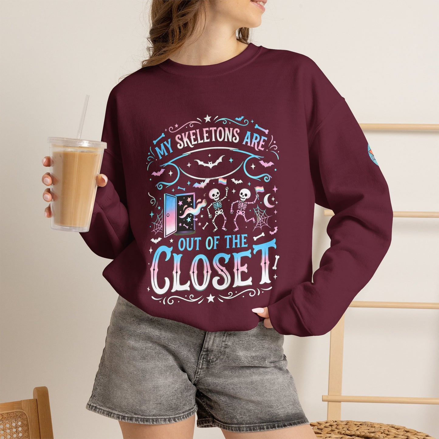 TRANS PRIDE Unisex Heavy Blend™ Crewneck Sweatshirt