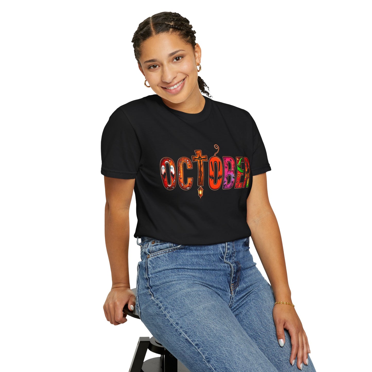 OCTOBER Unisex Garment-Dyed T-shirt
