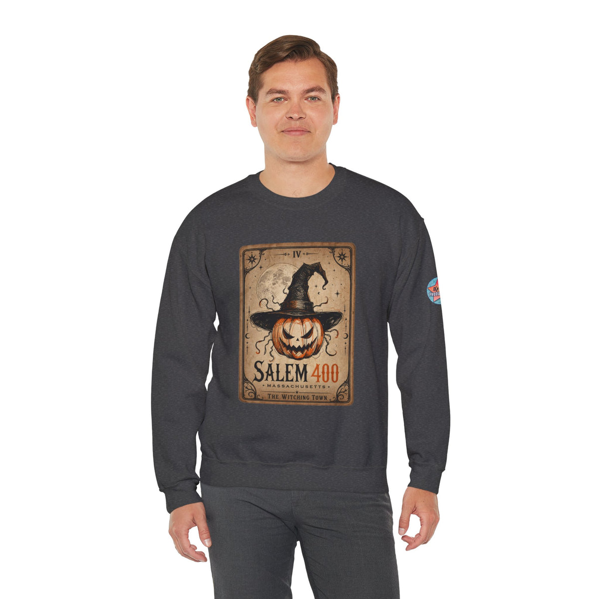 PUNKIN TAROT Unisex Heavy Blend™ Crewneck Sweatshirt – alternate view | SalemFootsteps