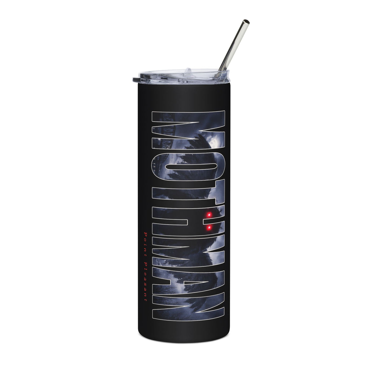 MOTHMAN LURKS Stainless Steel Tumbler, 20oz