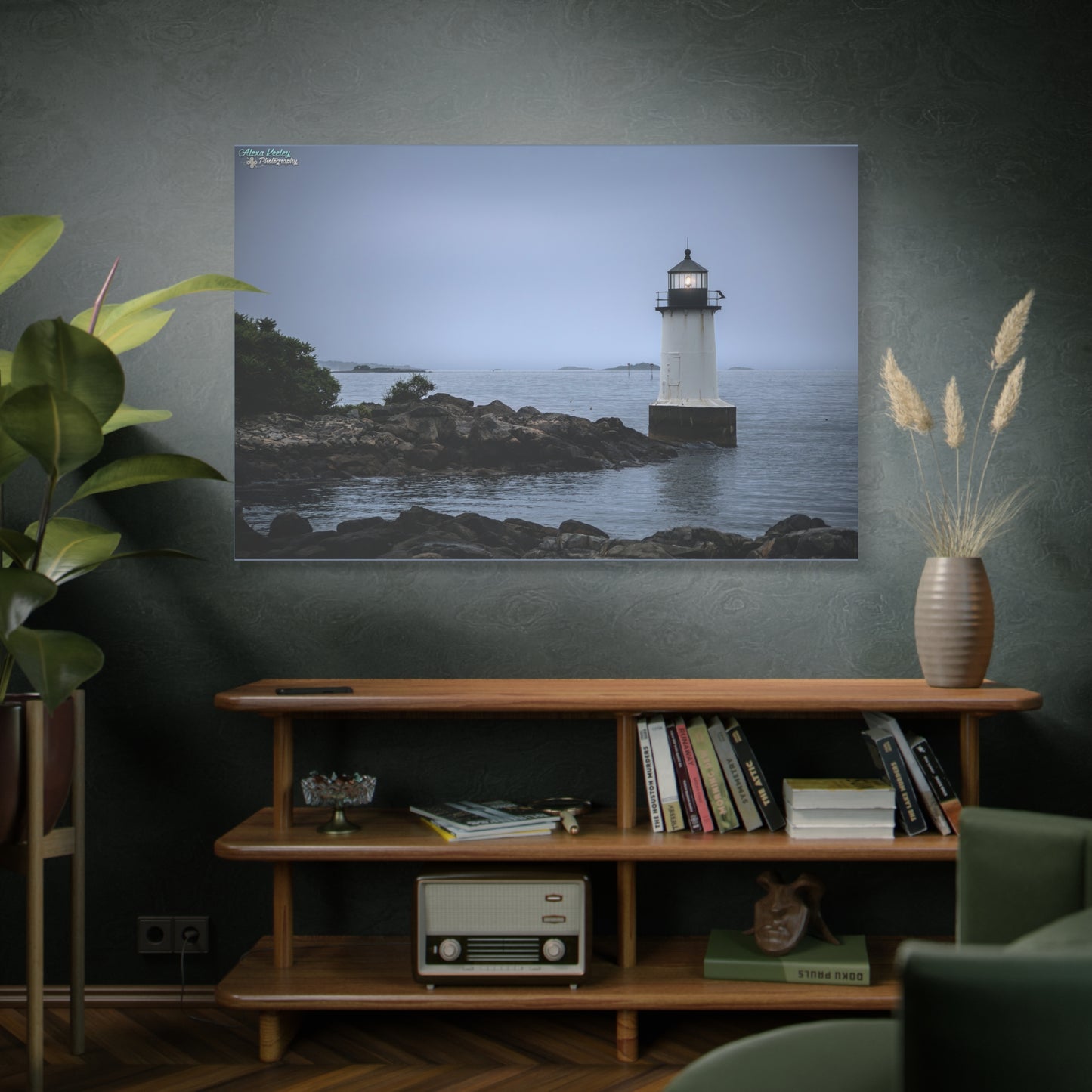 Winter Island Light - Matte Canvas, Stretched, 1.25"