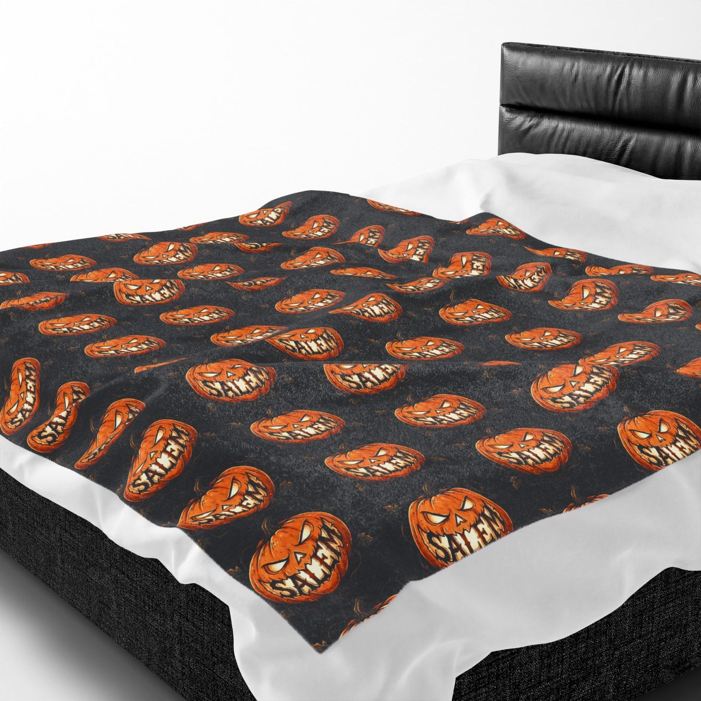 SALEM SMILE Velveteen Plush Blanket