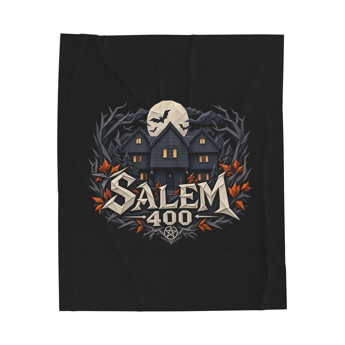 Salem 400 Witch House - Velveteen Plush Blanket