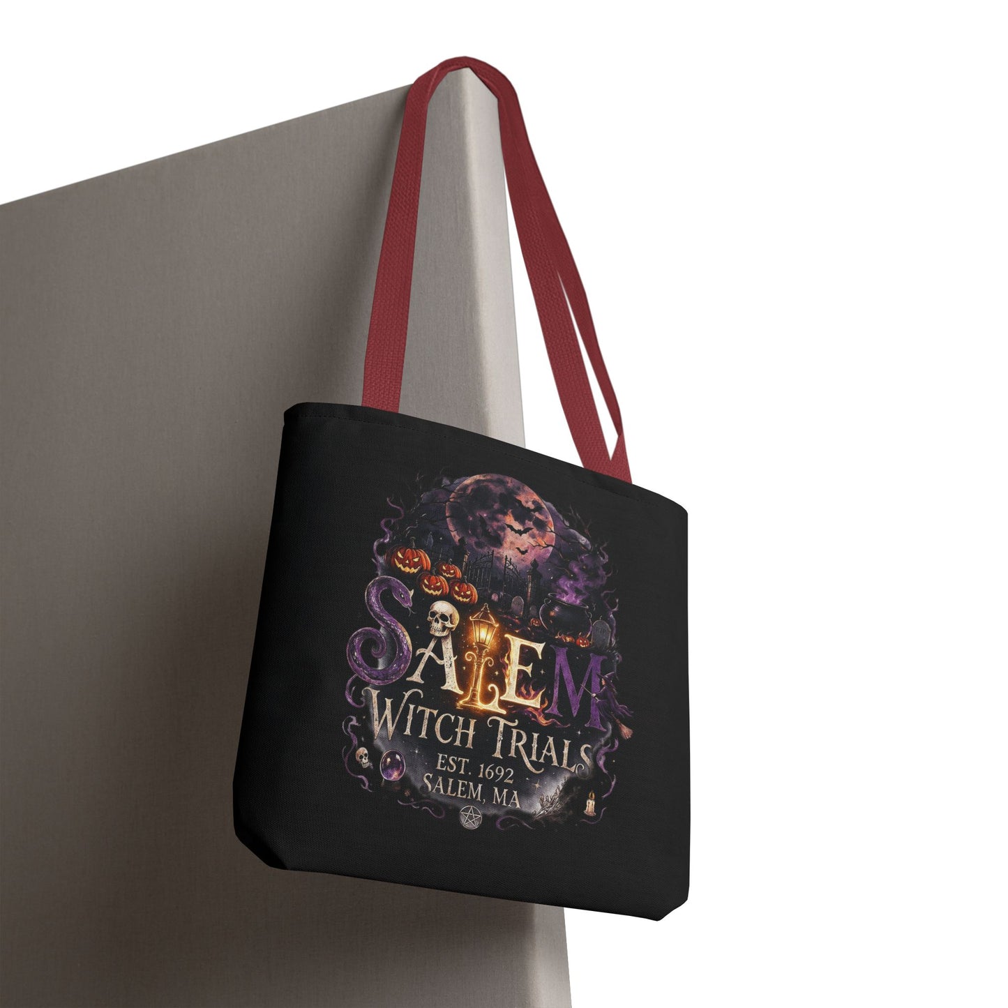 SALEM WITCH TRIALS Tote Bag (AOP)