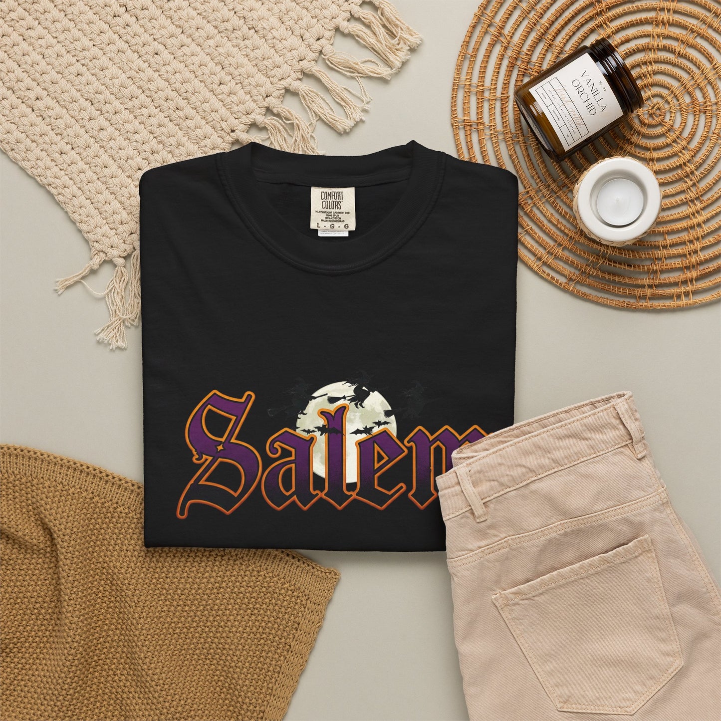 SALEM WTICHES Unisex Garment-Dyed T-shirt