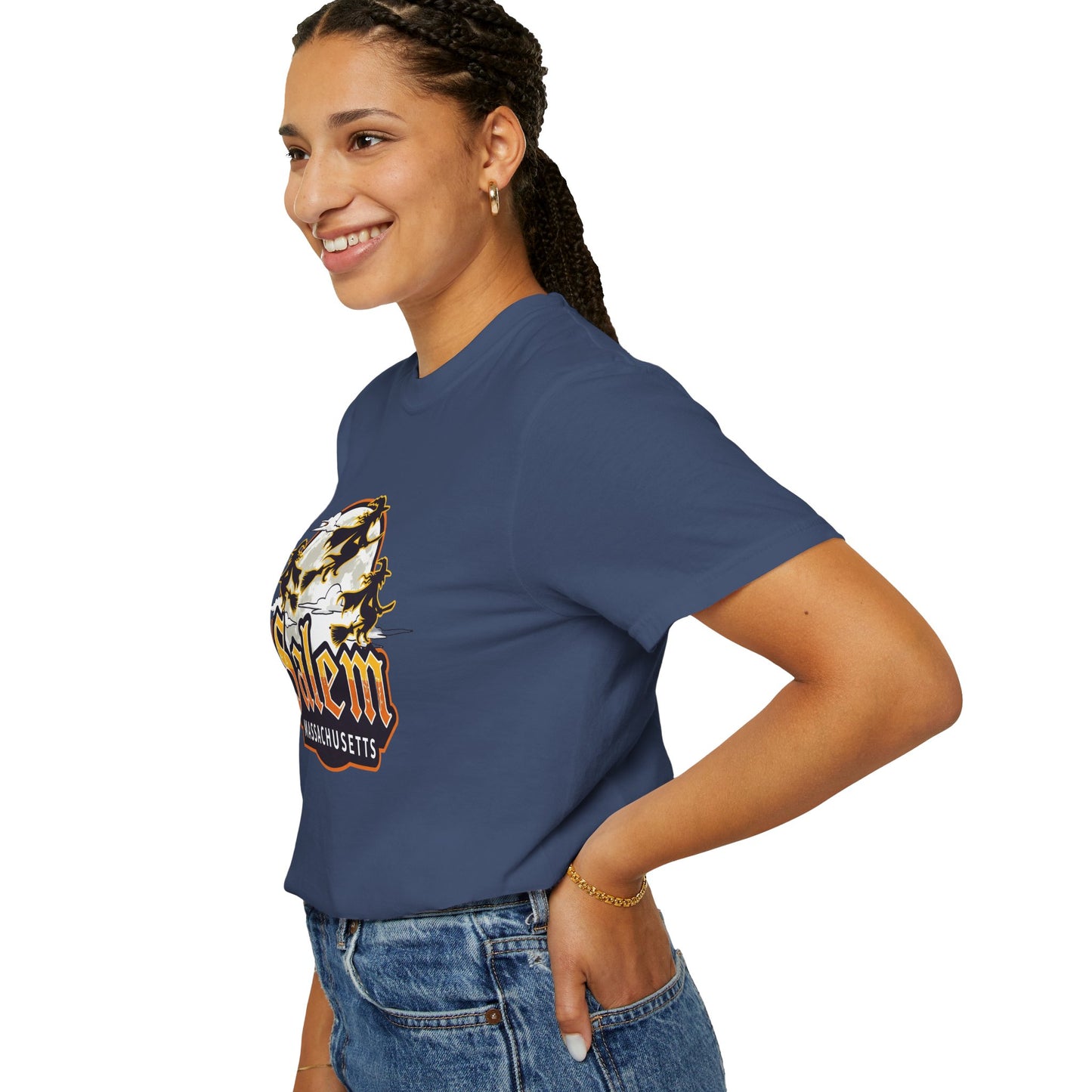 SALEM LOGO Unisex Garment-Dyed T-shirt