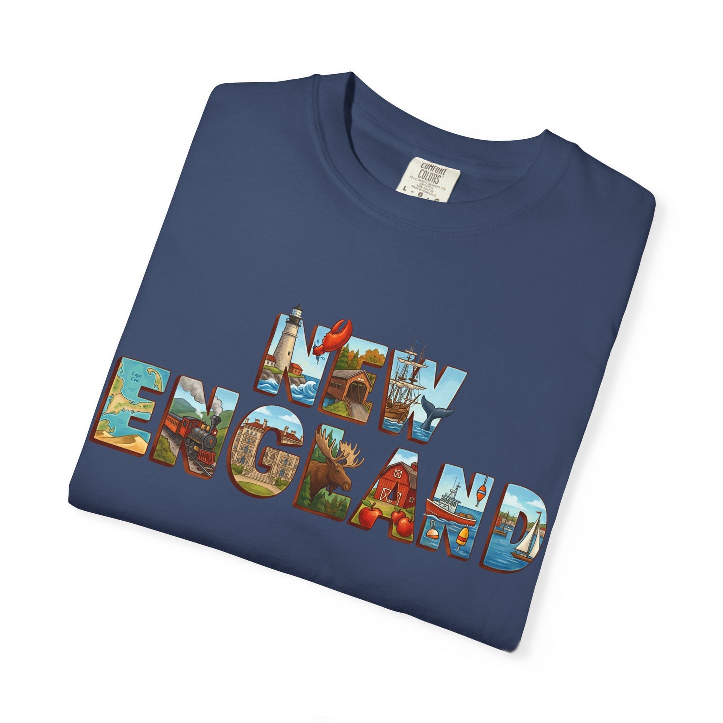 NEW ENGLAND Unisex Garment-Dyed T-shirt