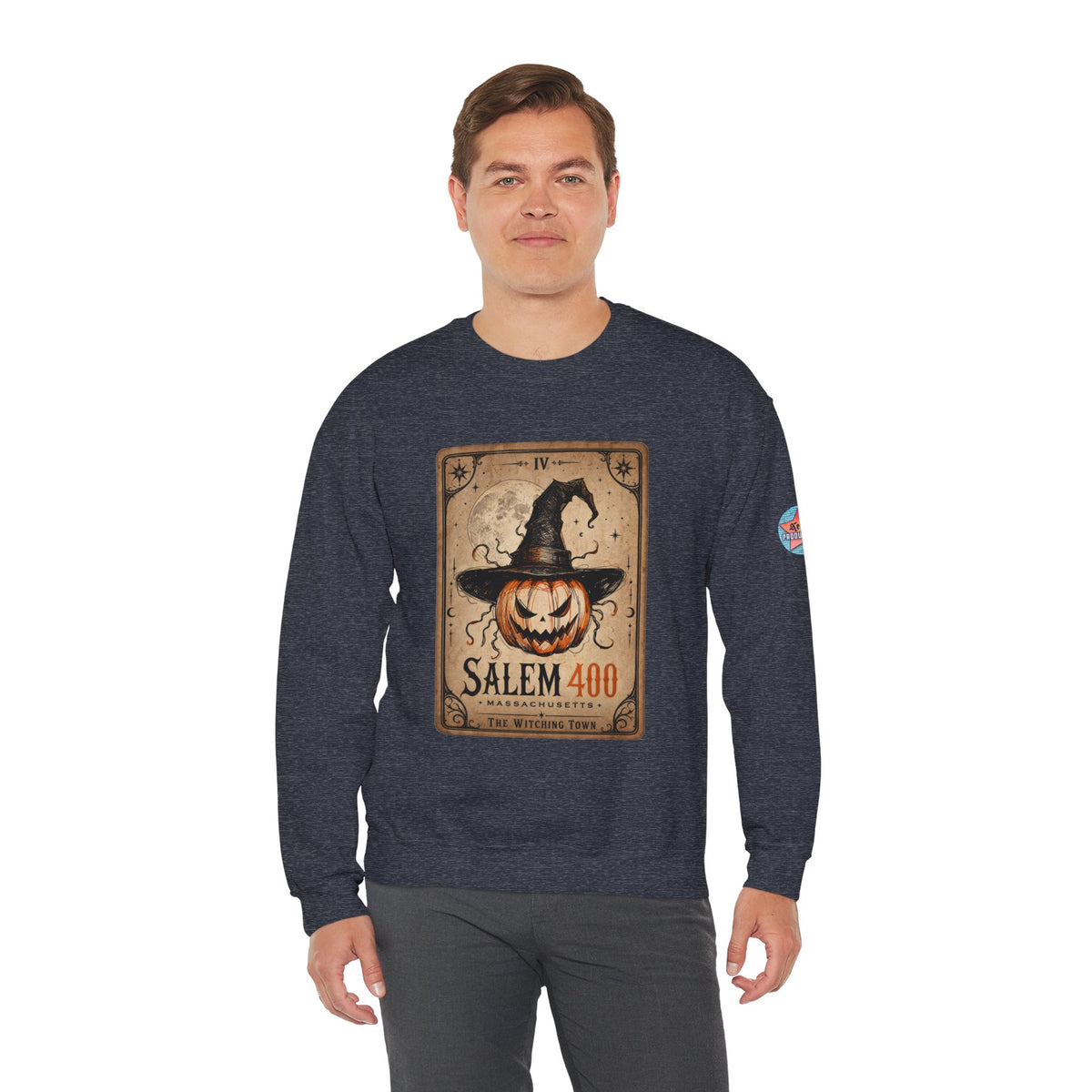 PUNKIN TAROT Unisex Heavy Blend™ Crewneck Sweatshirt – alternate view | SalemFootsteps