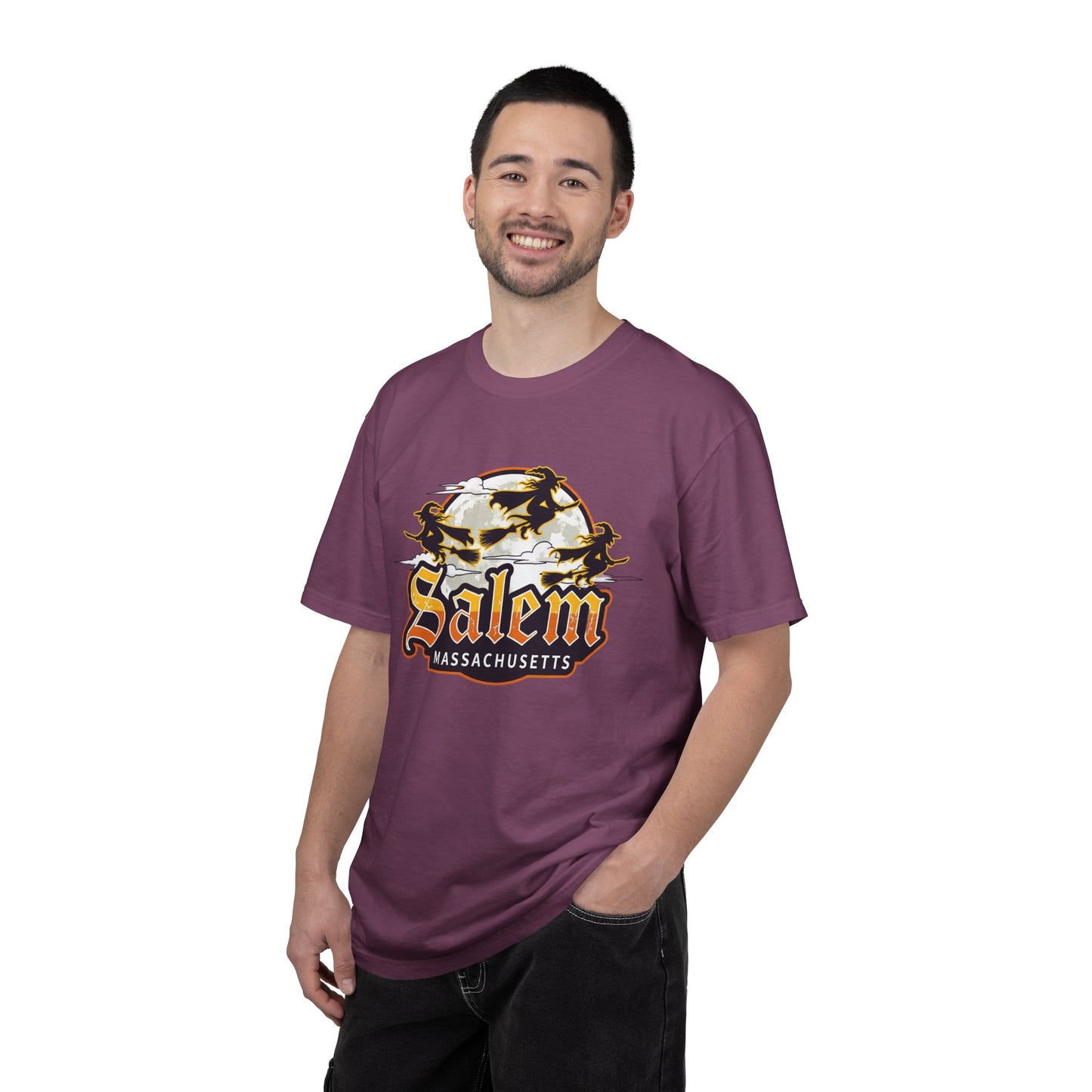 SALEM LOGO Unisex Garment-Dyed T-shirt