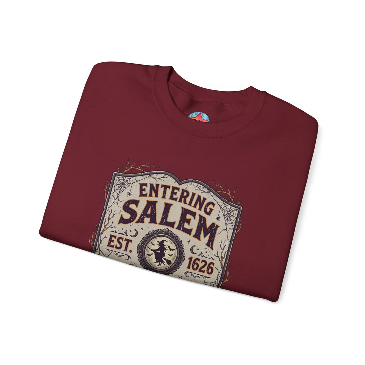 Spooky Entering Salem Unisex Heavy Blend™ Crewneck Sweatshirt