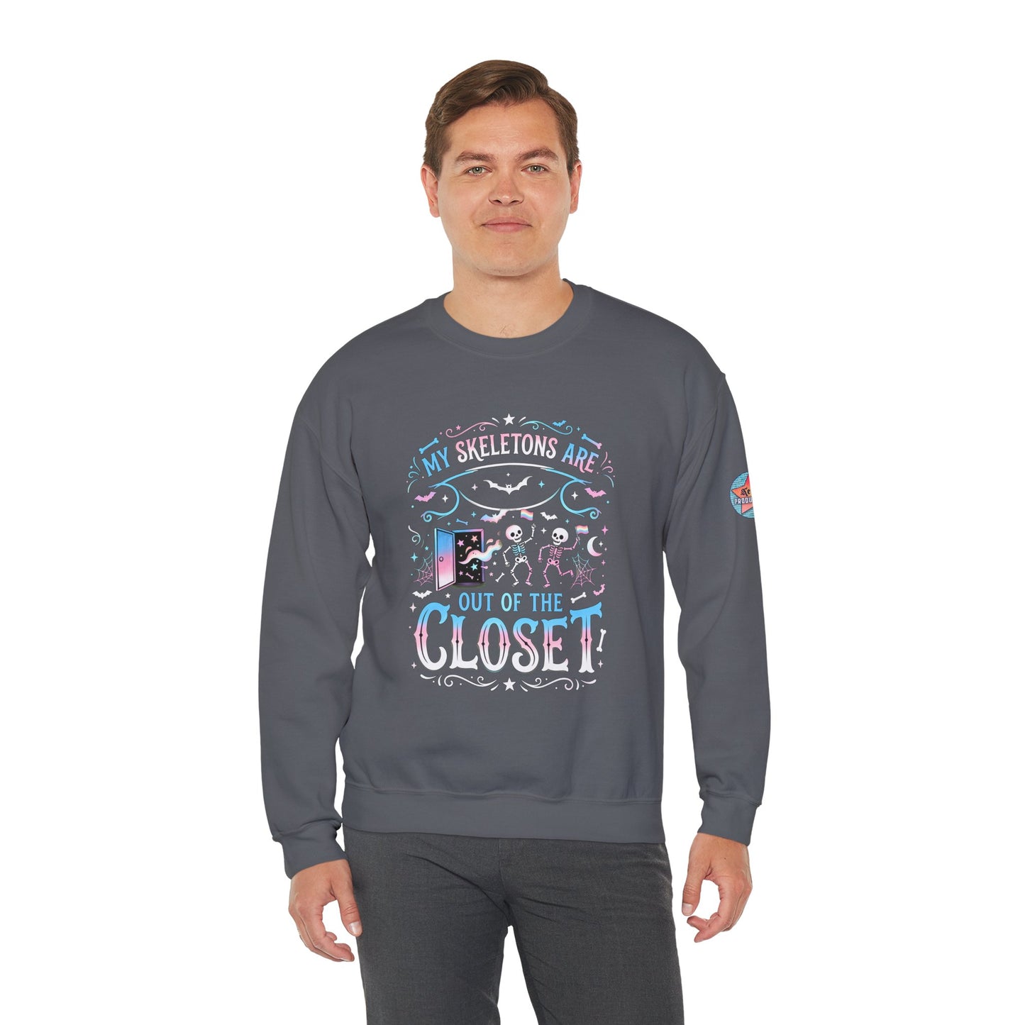 TRANS PRIDE Unisex Heavy Blend™ Crewneck Sweatshirt