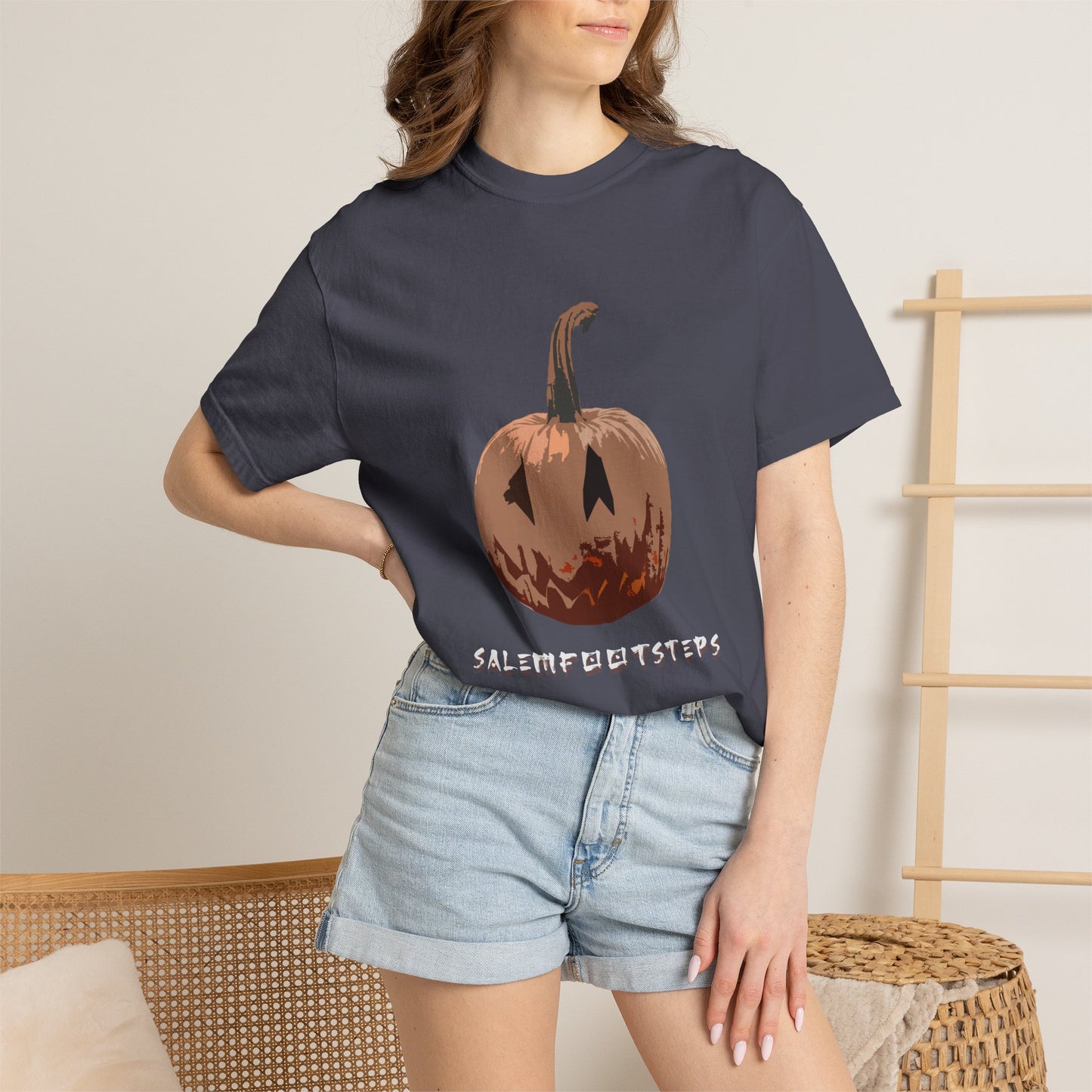 HALLOWEEN PUMPKIN Unisex Garment-Dyed T-shirt