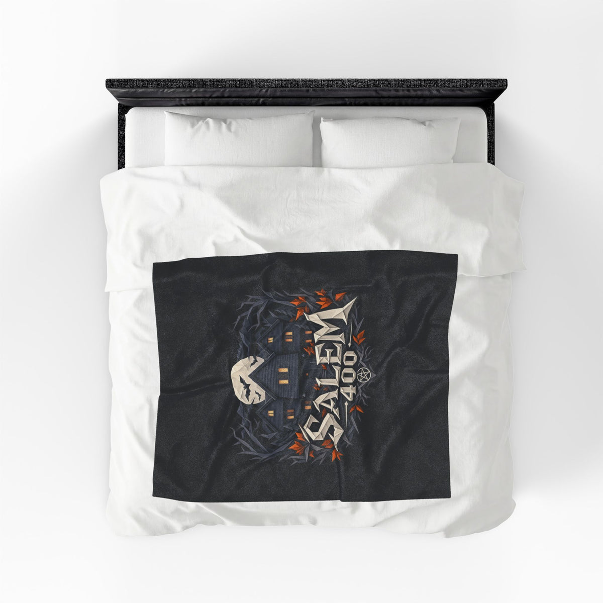 Salem 400 Witch House - Velveteen Plush Blanket