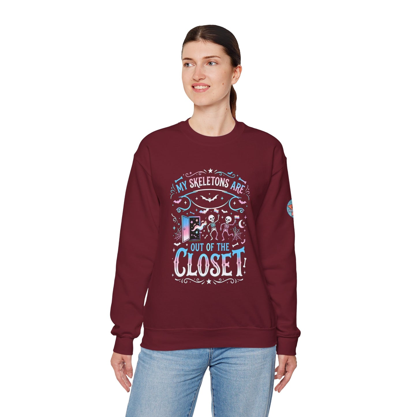 TRANS PRIDE Unisex Heavy Blend™ Crewneck Sweatshirt