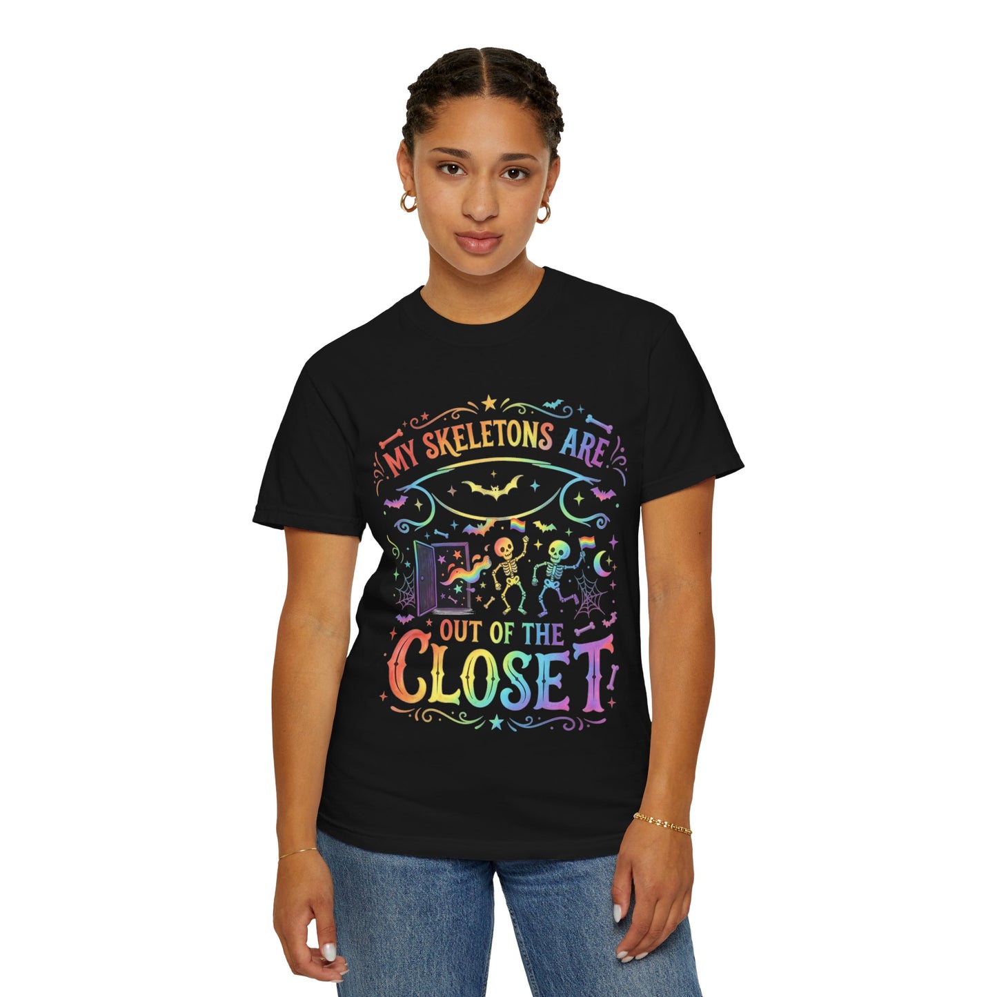 Skeleton Pride - Unisex Garment-Dyed T-shirt