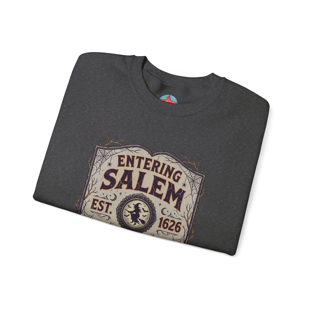 Spooky Entering Salem Unisex Heavy Blend™ Crewneck Sweatshirt