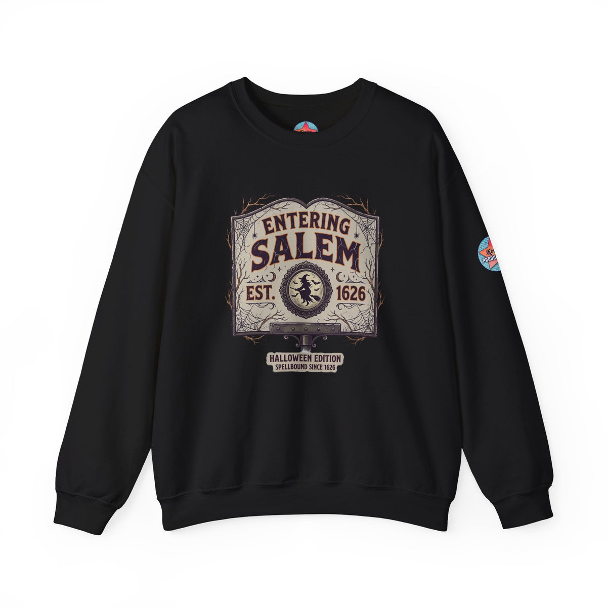Spooky Entering Salem Unisex Heavy Blend™ Crewneck Sweatshirt