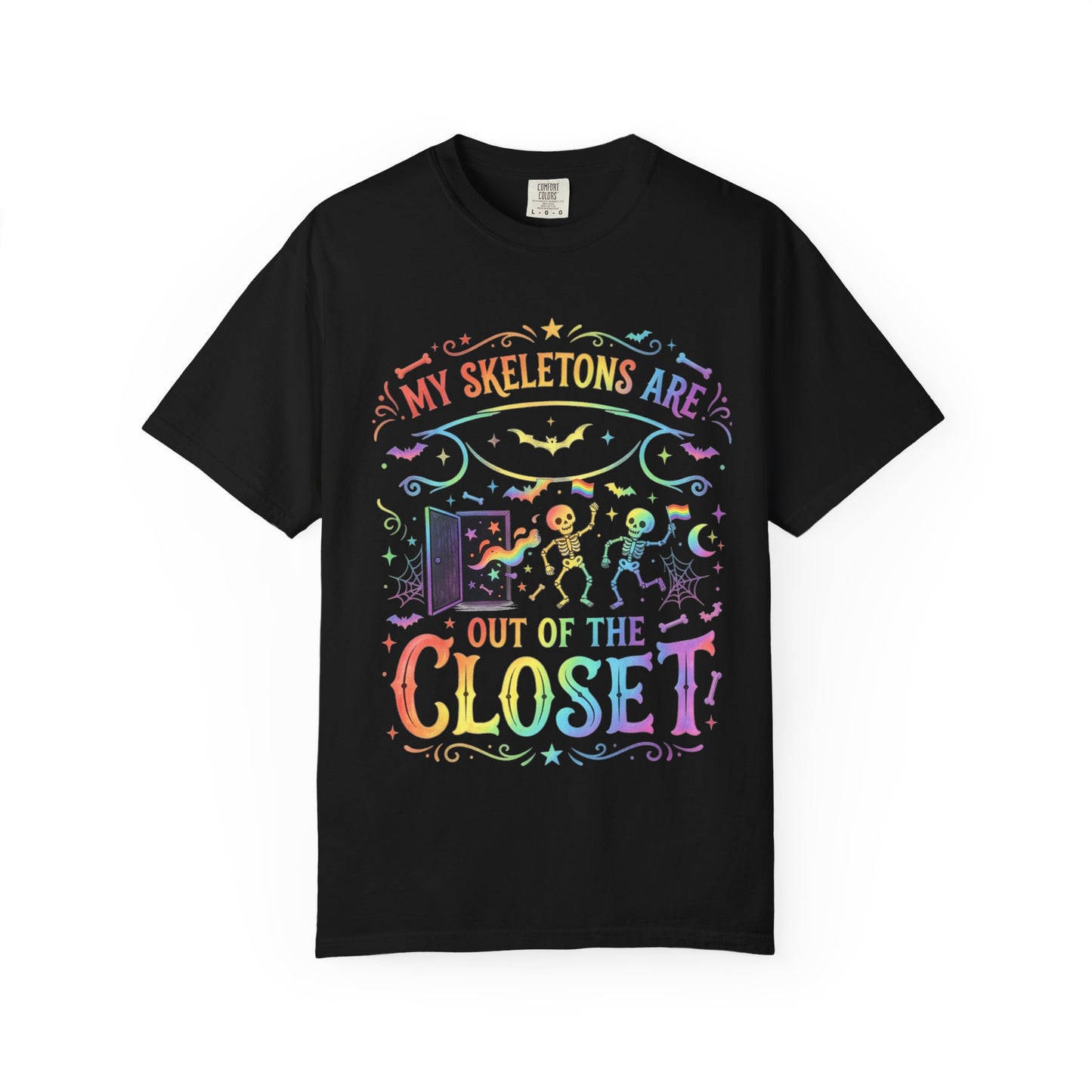 Skeleton Pride - Unisex Garment-Dyed T-shirt