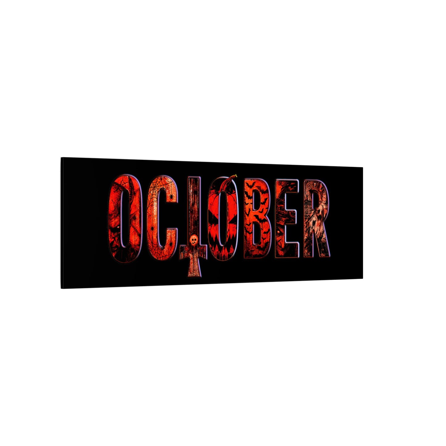 HORROR OCTOBER - Matte Canvas, Stretched, 0.75" (Multi-Size)