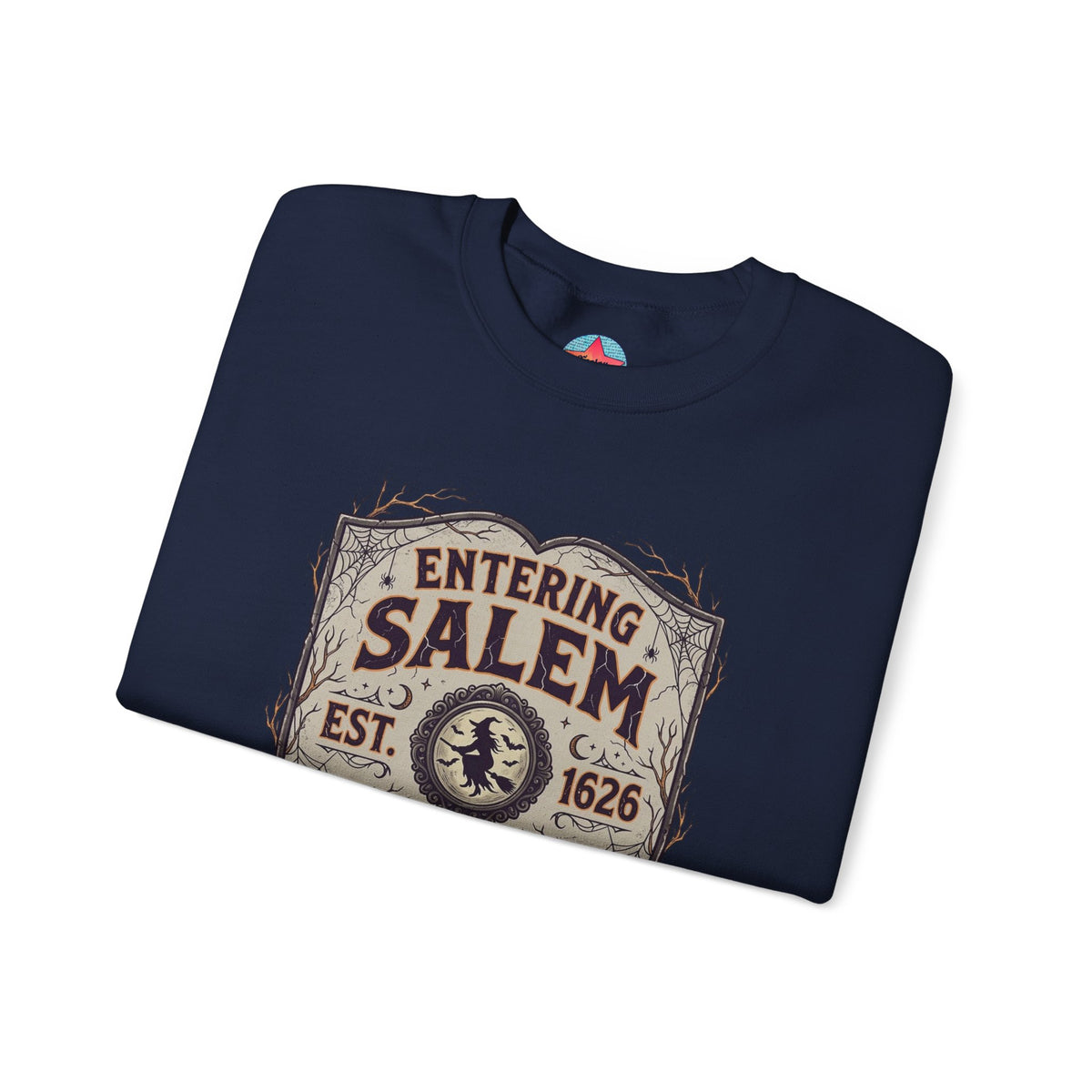 Spooky Entering Salem Unisex Heavy Blend™ Crewneck Sweatshirt
