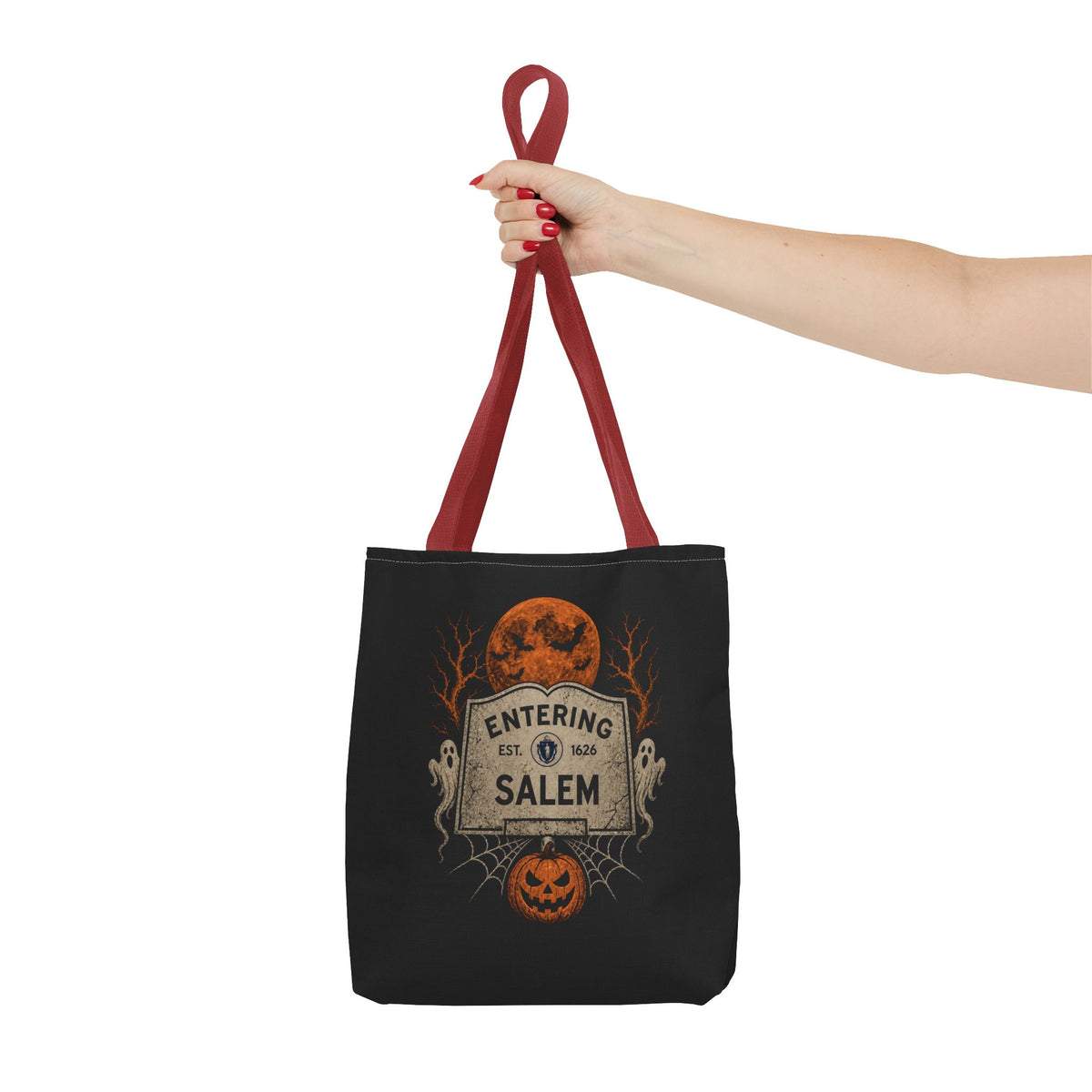 Halloween Entering Salem Tote Bag (AOP)