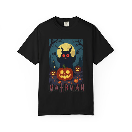 Halloween Mothman Unisex Garment-Dyed T-shirt