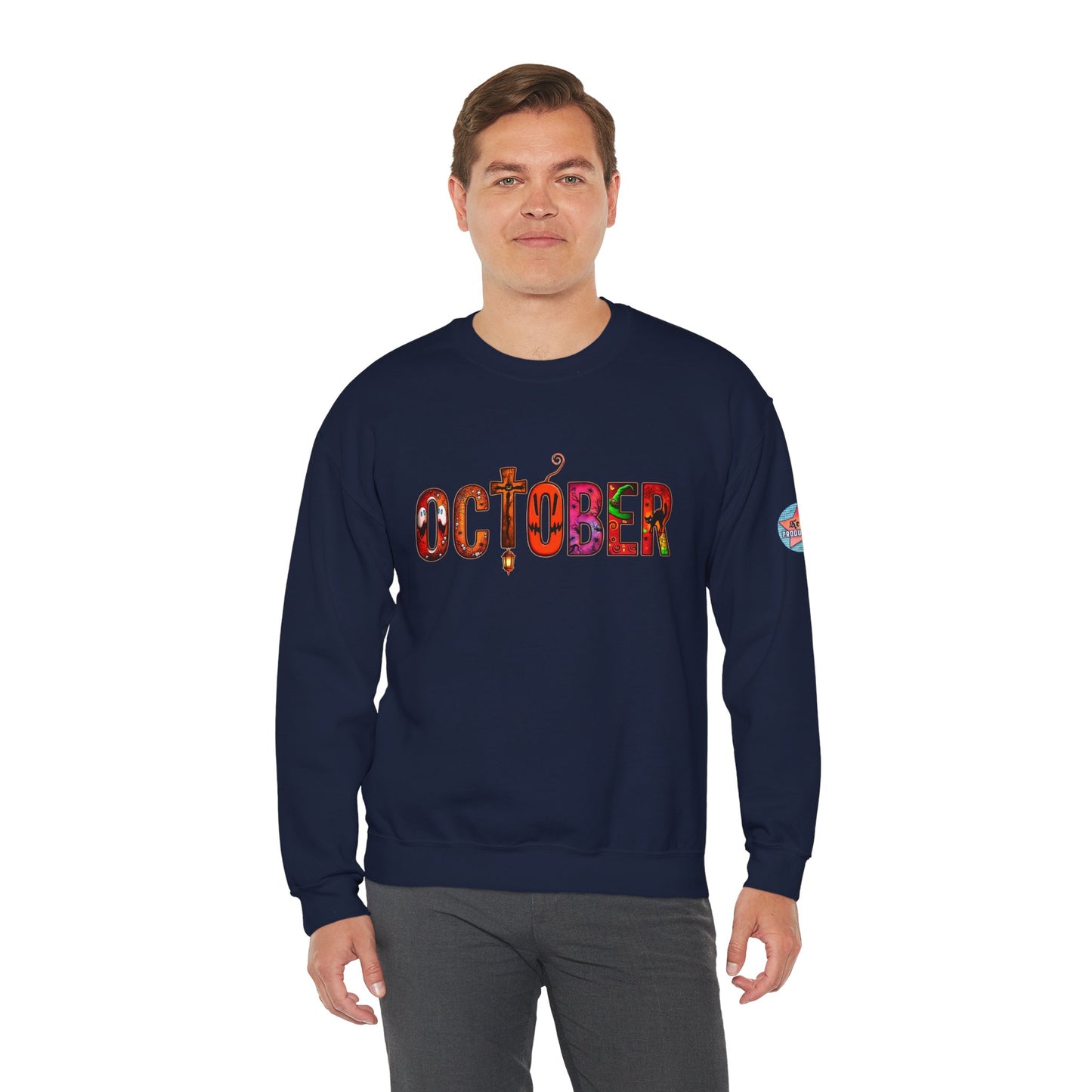 OCTOBER Unisex Heavy Blend™ Crewneck Sweatshirt