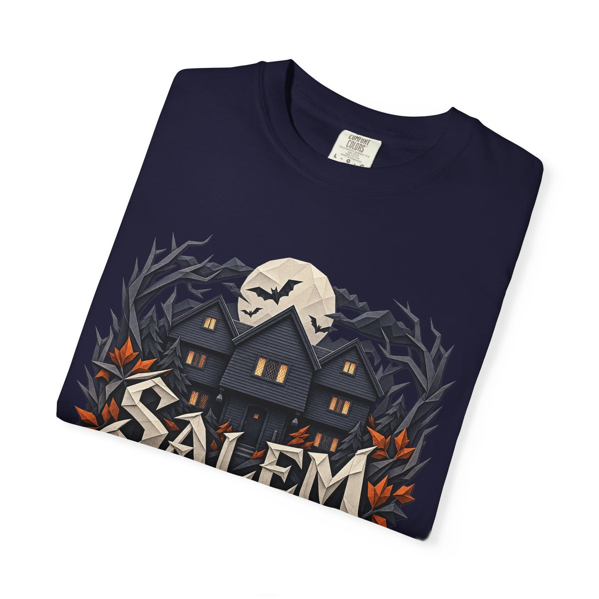 Salem 400 Witch House - Unisex Garment-Dyed T-shirt