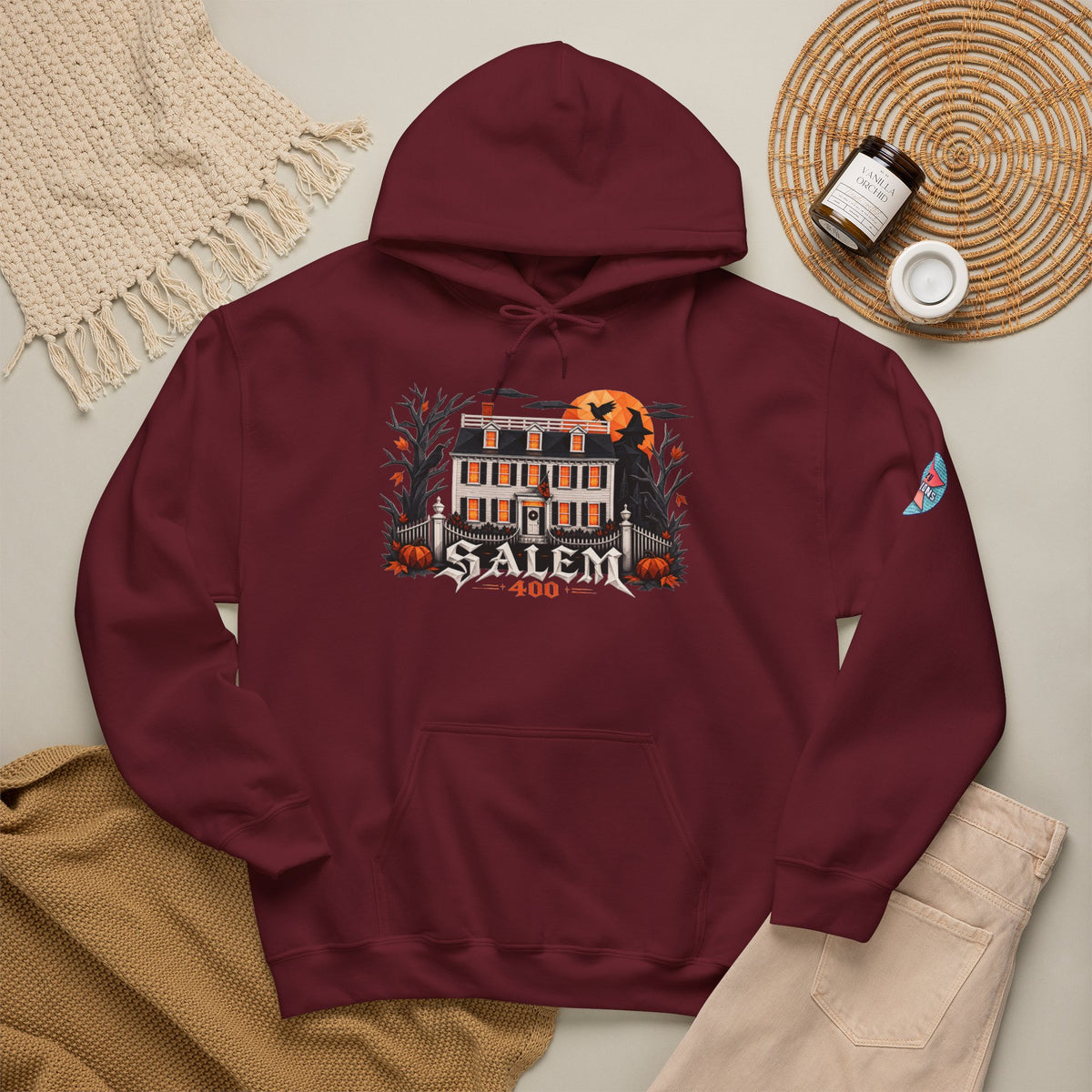 Salem 400 Ropes Mansion - Unisex Heavy Blend™ Hooded Sweatshirt