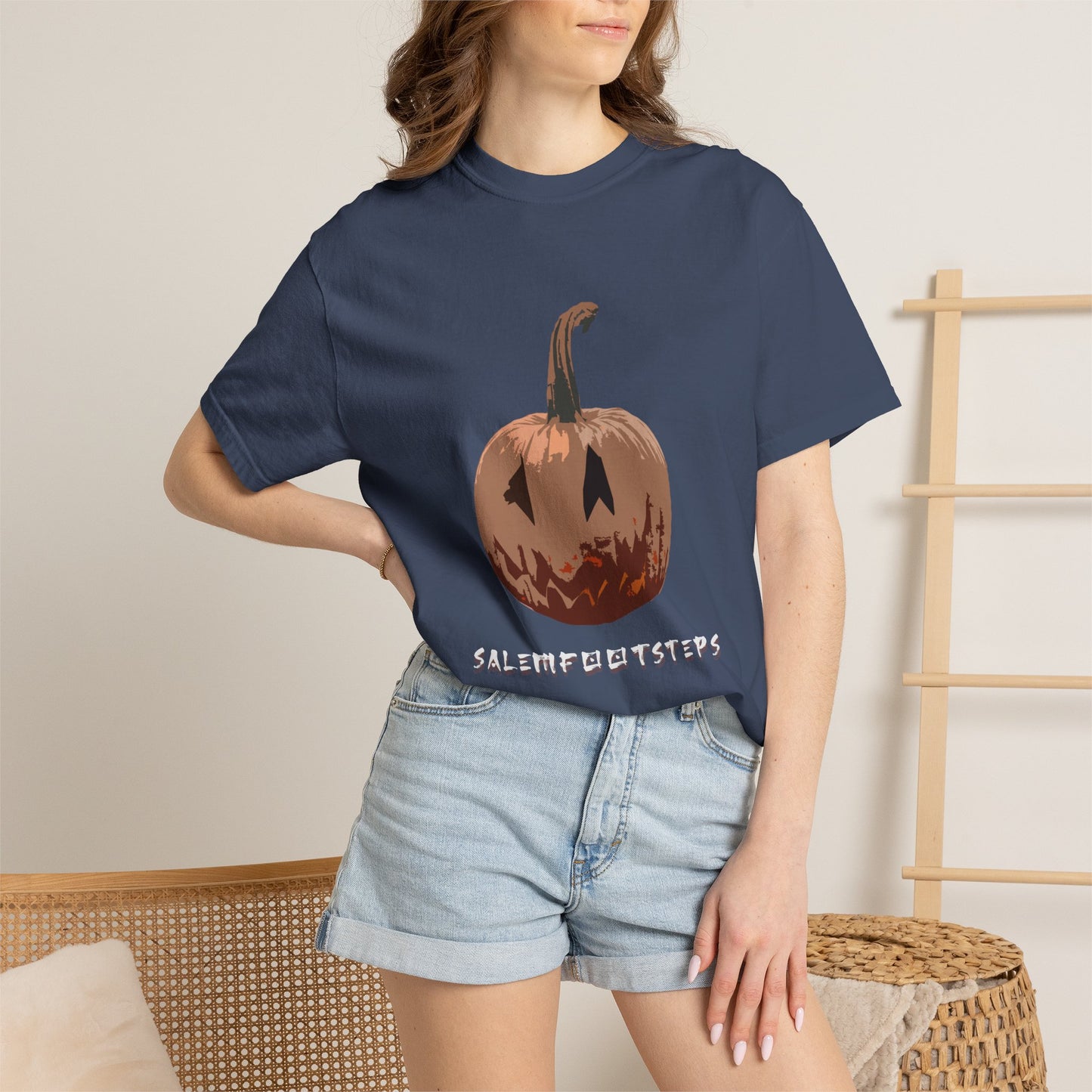 HALLOWEEN PUMPKIN Unisex Garment-Dyed T-shirt