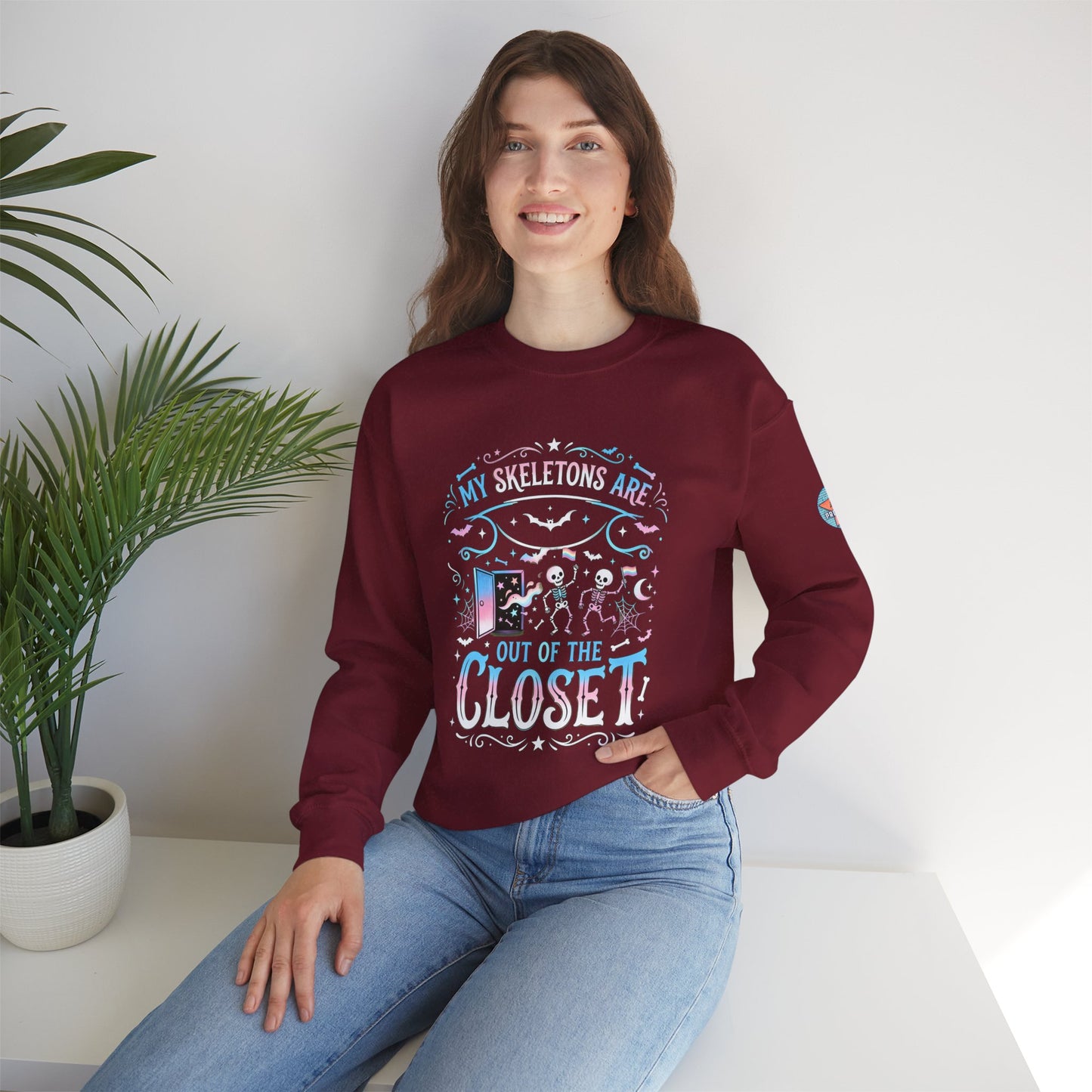 TRANS PRIDE Unisex Heavy Blend™ Crewneck Sweatshirt
