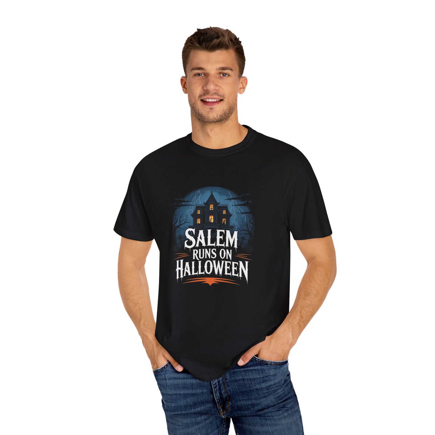 Salem Runs on Halloween Tee (2 Colors)