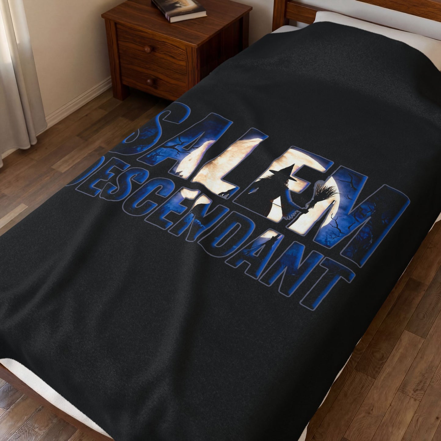 SALEM DESCENDANT Velveteen Plush Blanket