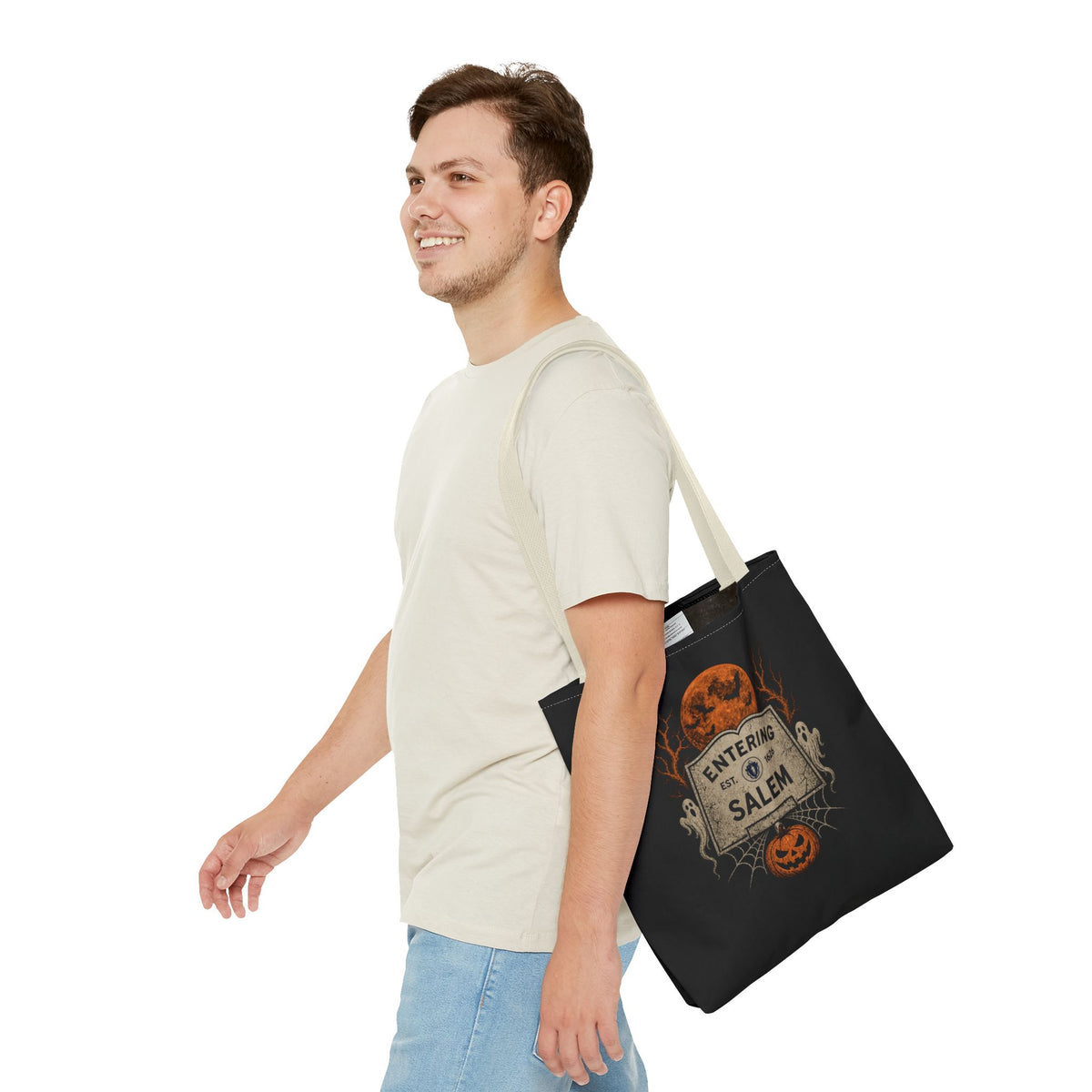 Halloween Entering Salem Tote Bag (AOP)