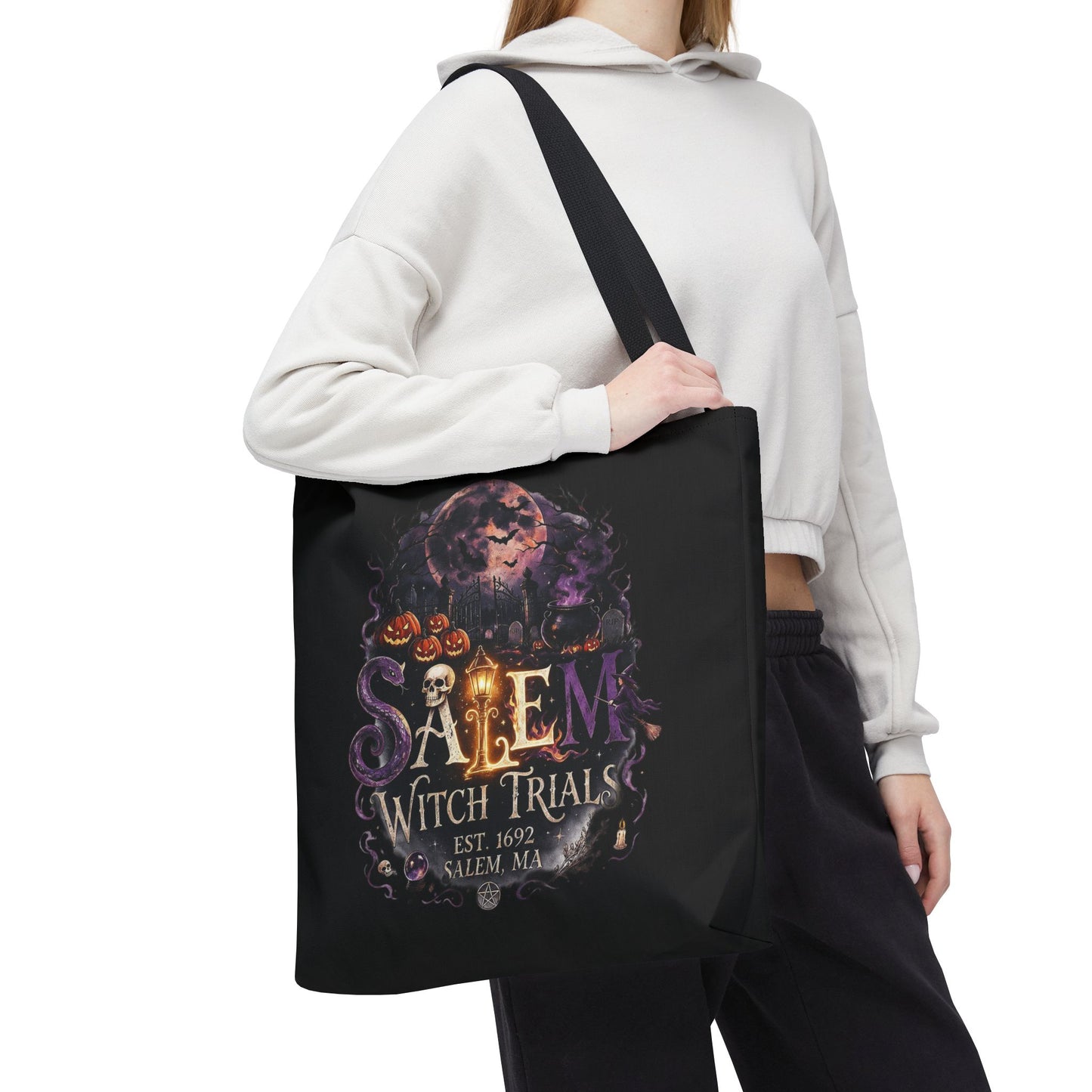 SALEM WITCH TRIALS Tote Bag (AOP)