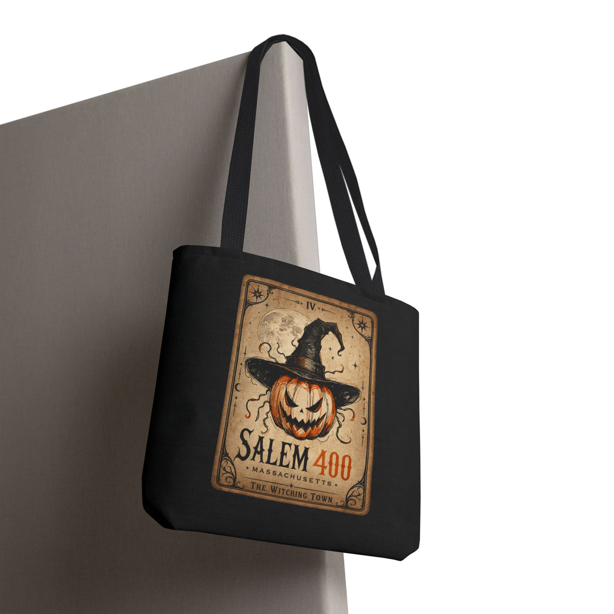 PUNKIN TAROT Tote Bag (AOP) – alternate view | SalemFootsteps