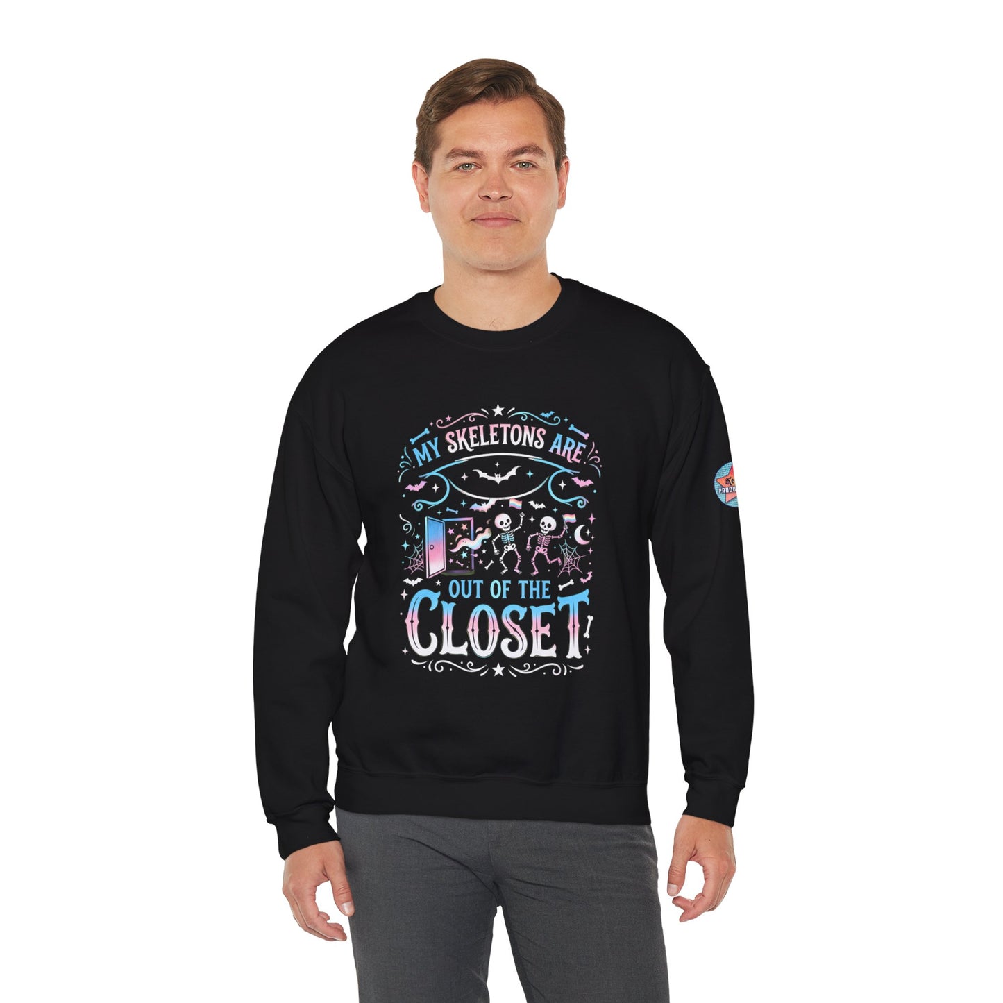 TRANS PRIDE Unisex Heavy Blend™ Crewneck Sweatshirt