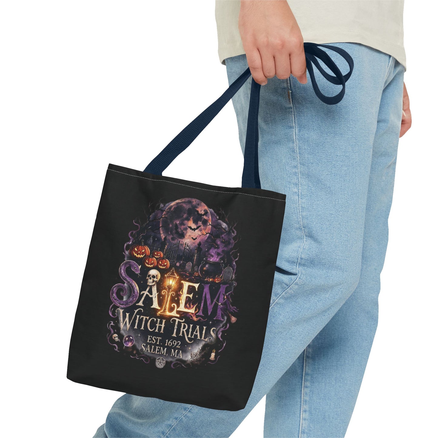 SALEM WITCH TRIALS Tote Bag (AOP)