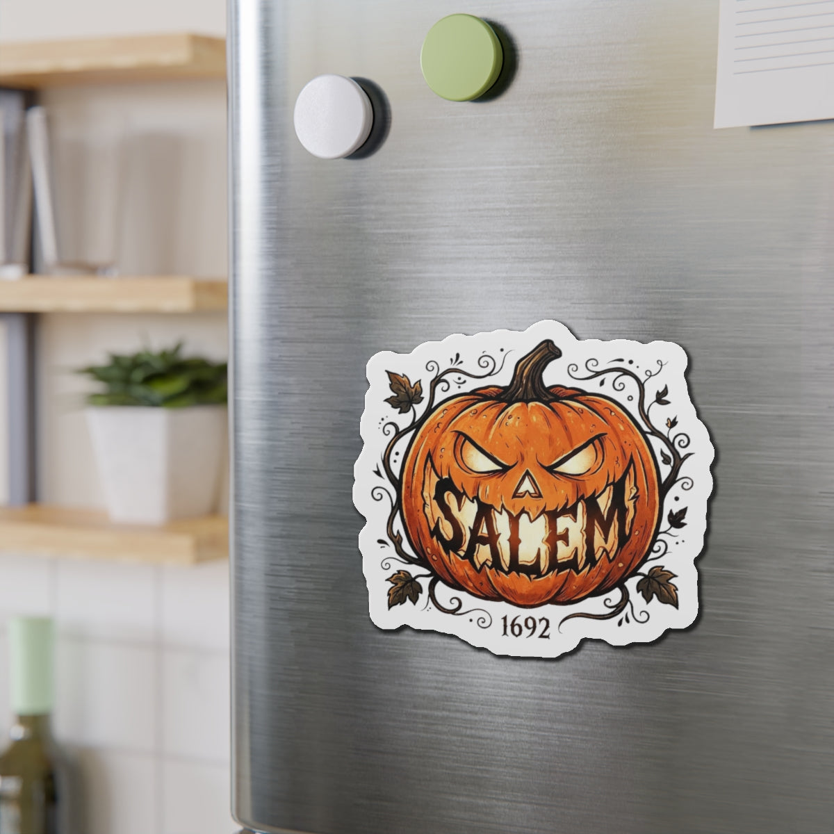 SALEM SMILE Die-Cut Magnets
