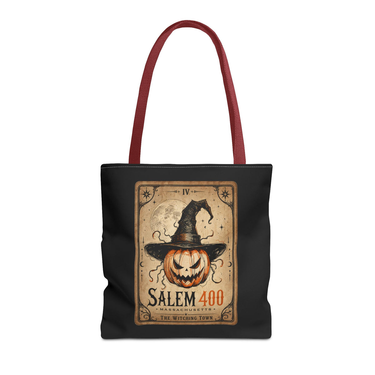 PUNKIN TAROT Tote Bag (AOP) – alternate view | SalemFootsteps
